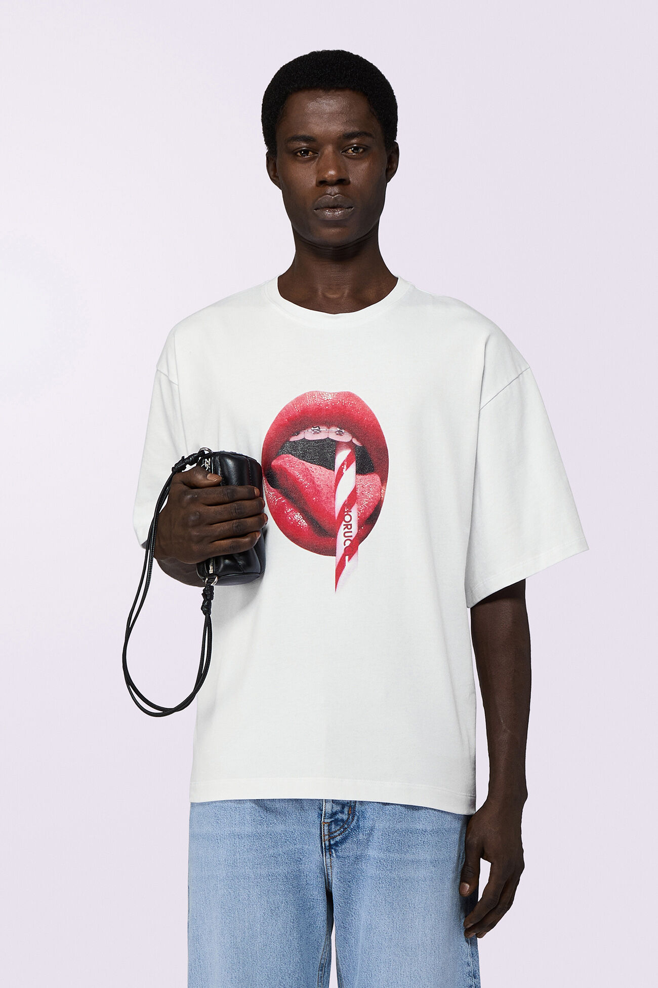Mouth Graphic T-Shirt White