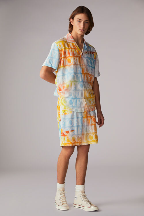 Watercolour Monogram Shorts Multi
