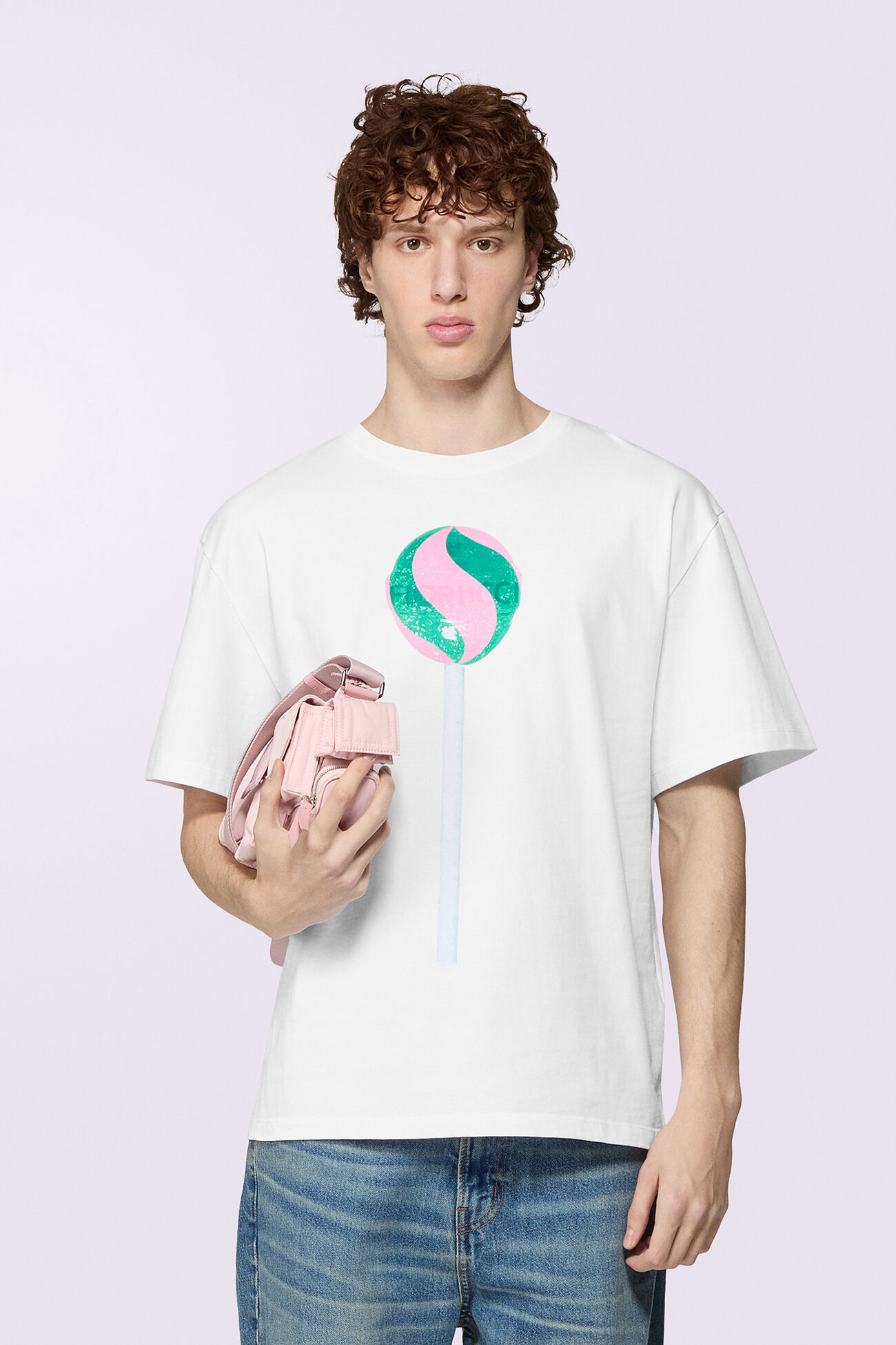 Unisex Lollipop Graphic T-Shirt White