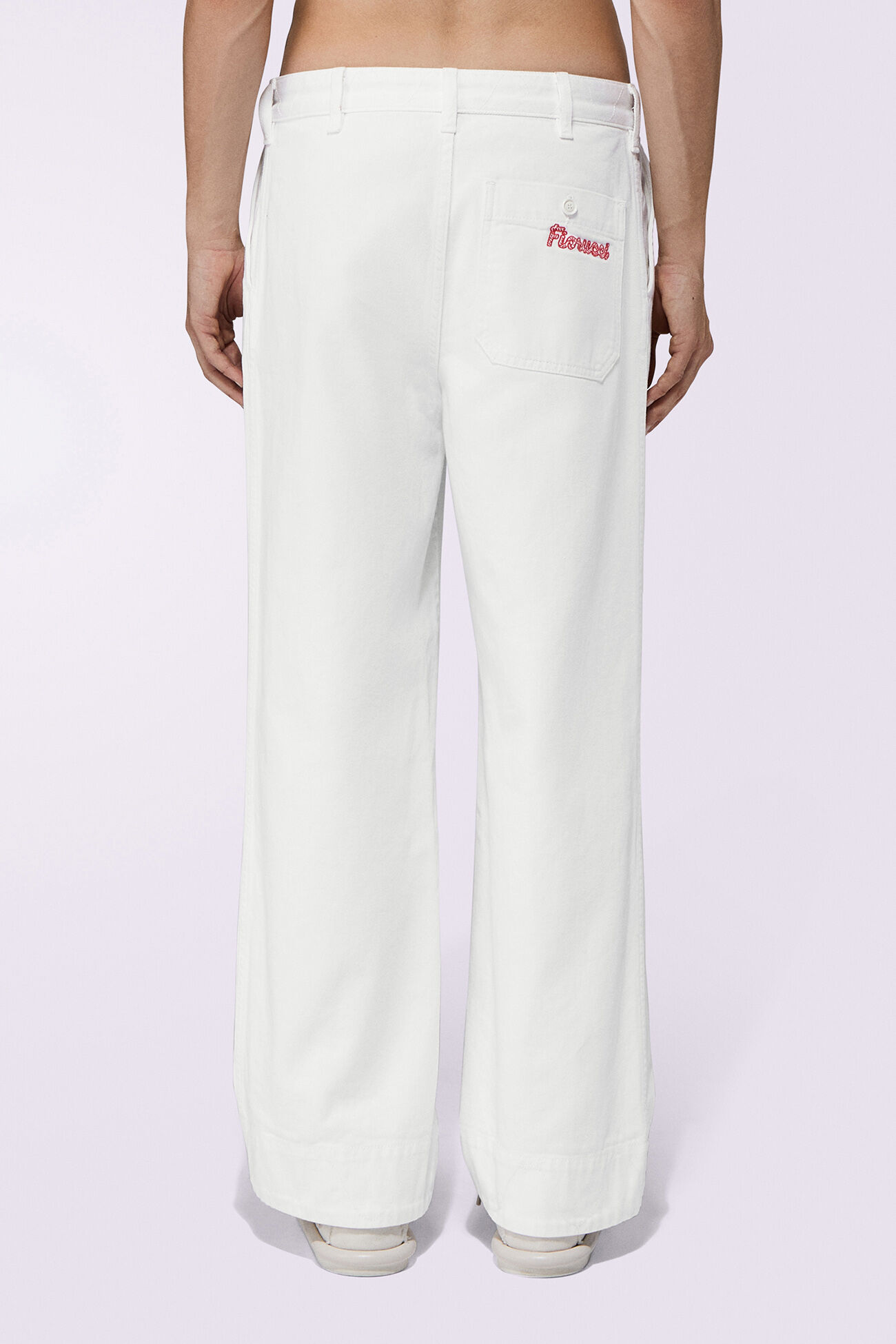 Candy Logo Trousers White