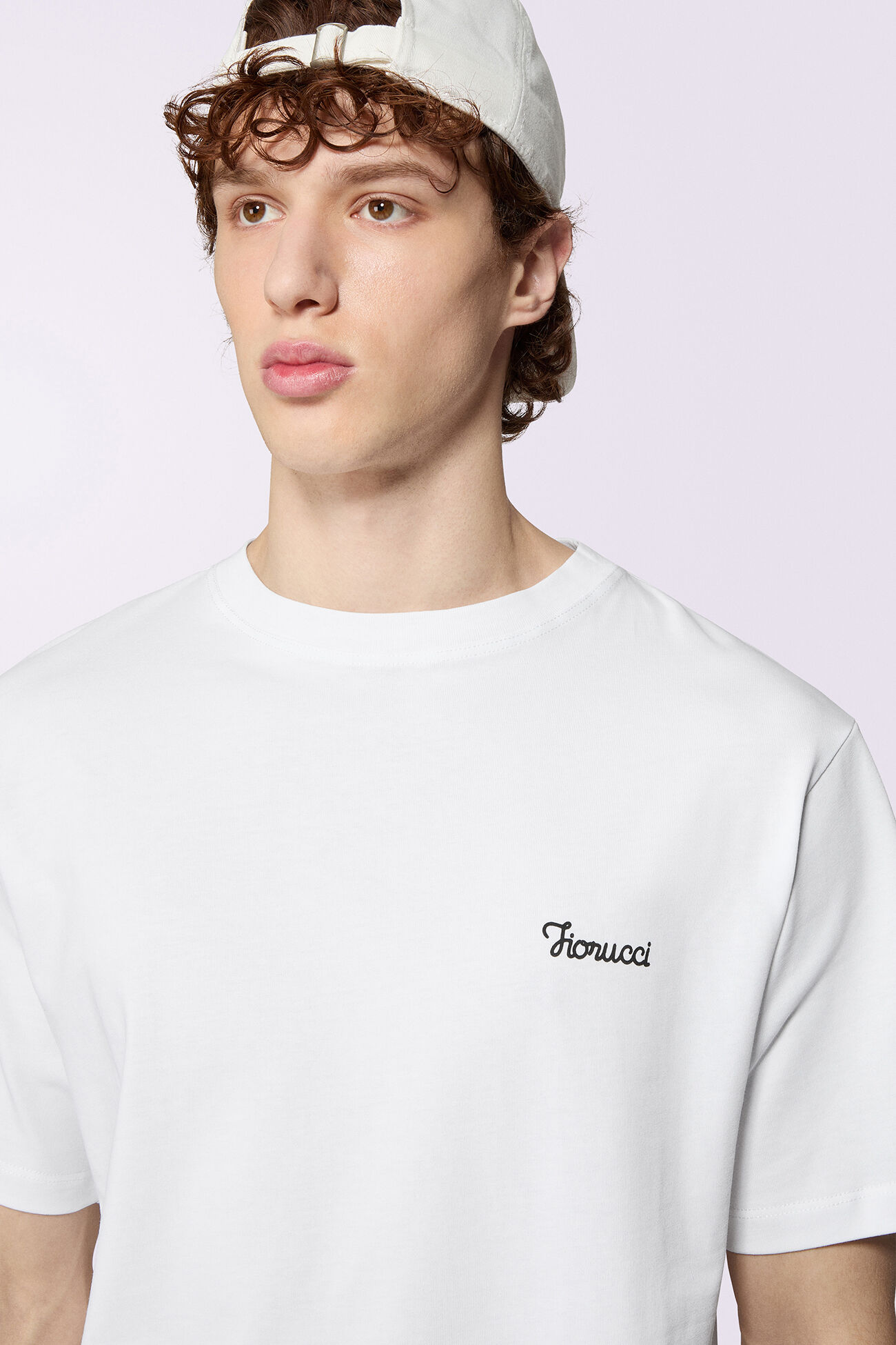 Unisex Cursive Logo T-Shirt White