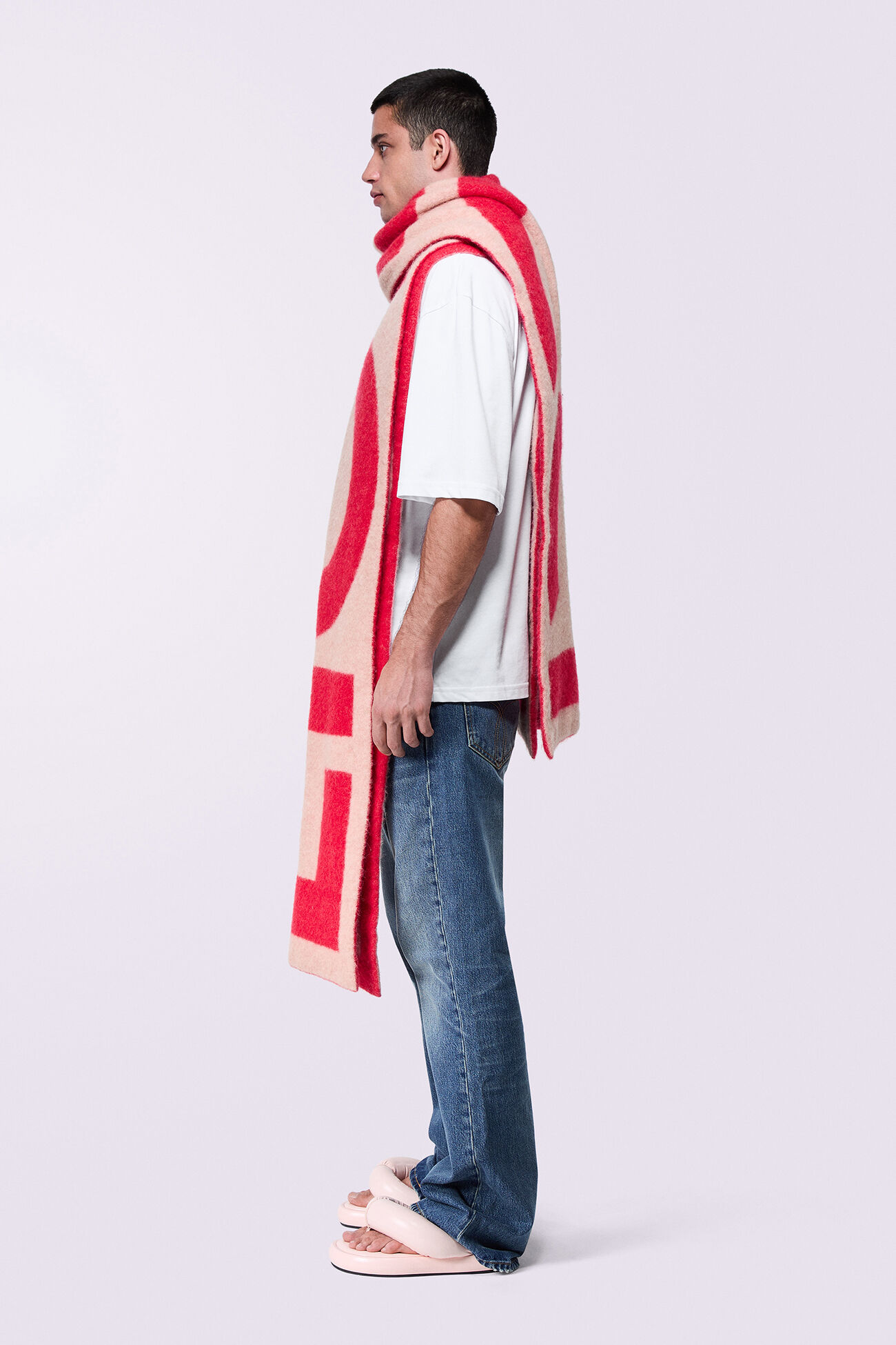 Logo Scarf Red