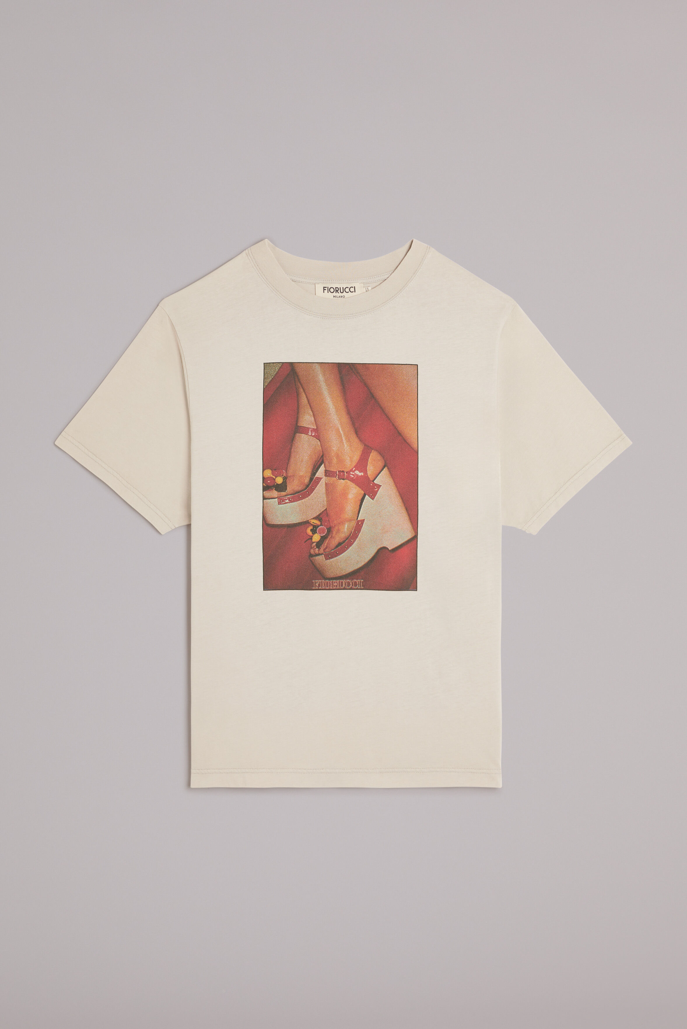 Unisex Graphic Heels T-Shirt Grey