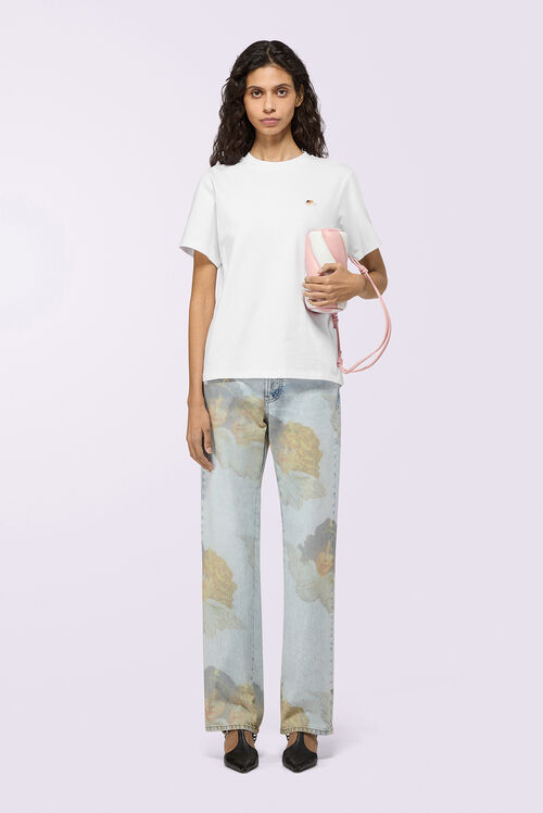 Angels Straight Fit Jeans Bleach Blue