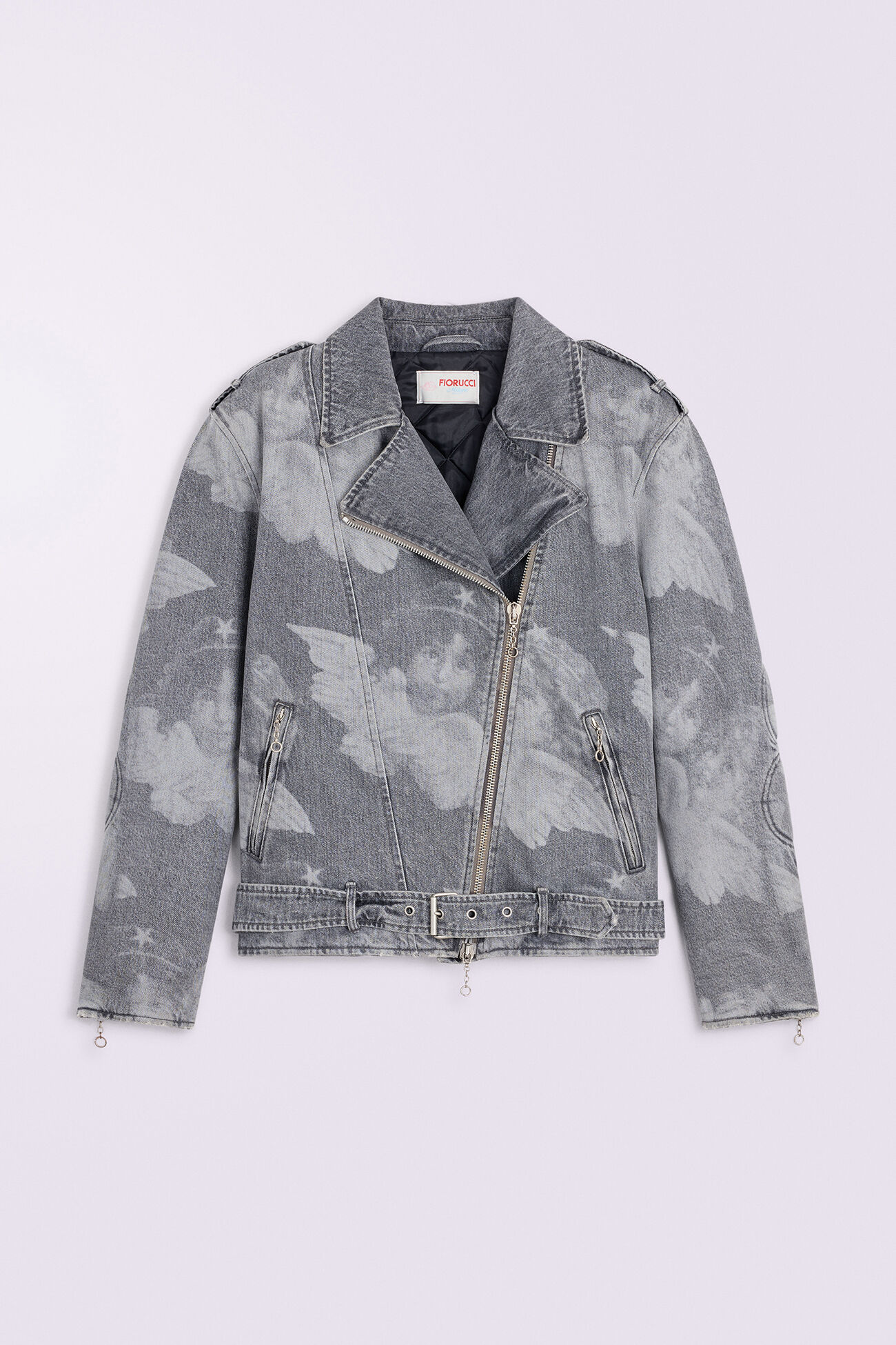 Unisex Angels Denim Jacket Black