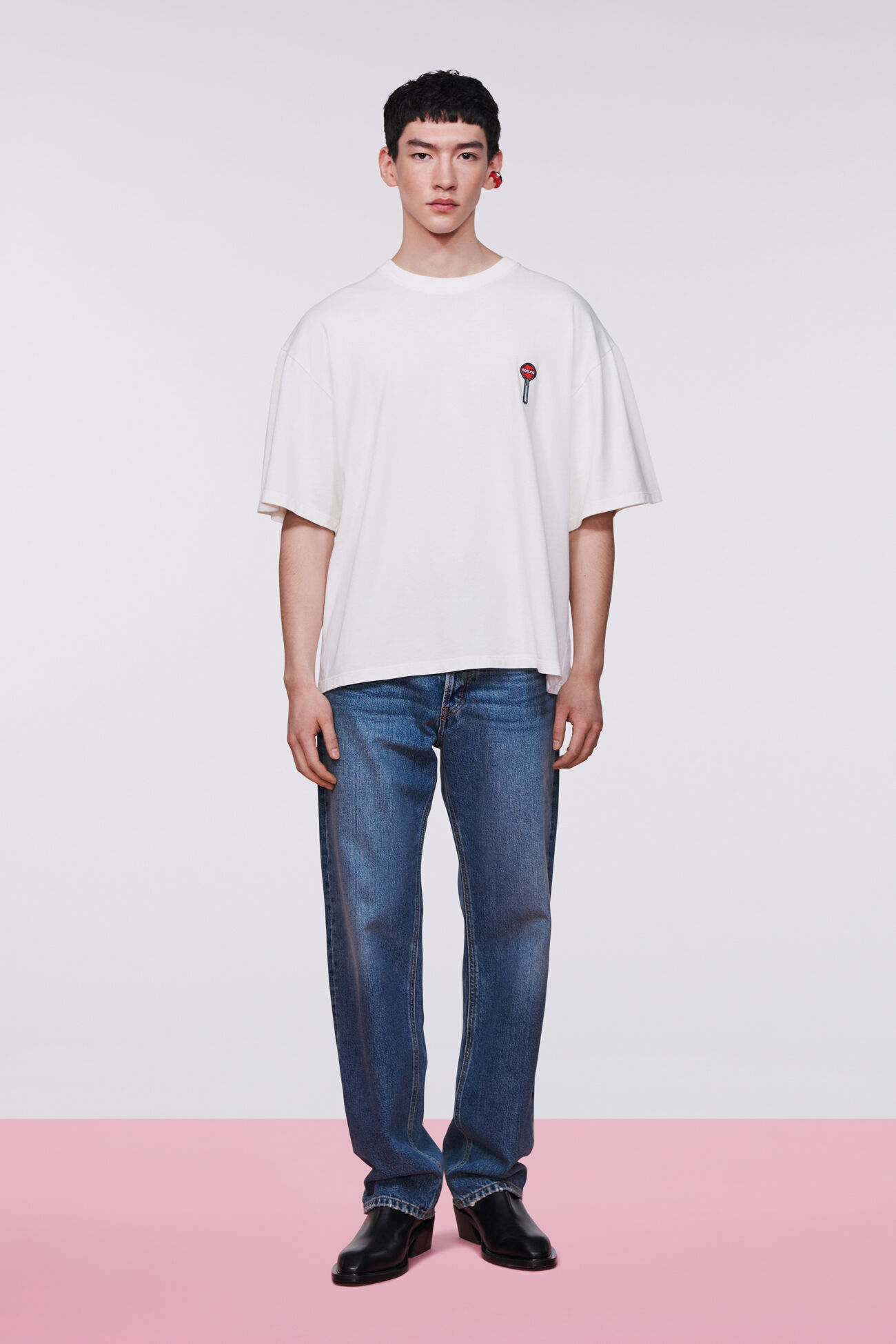 Lollipop Patch T-Shirt White