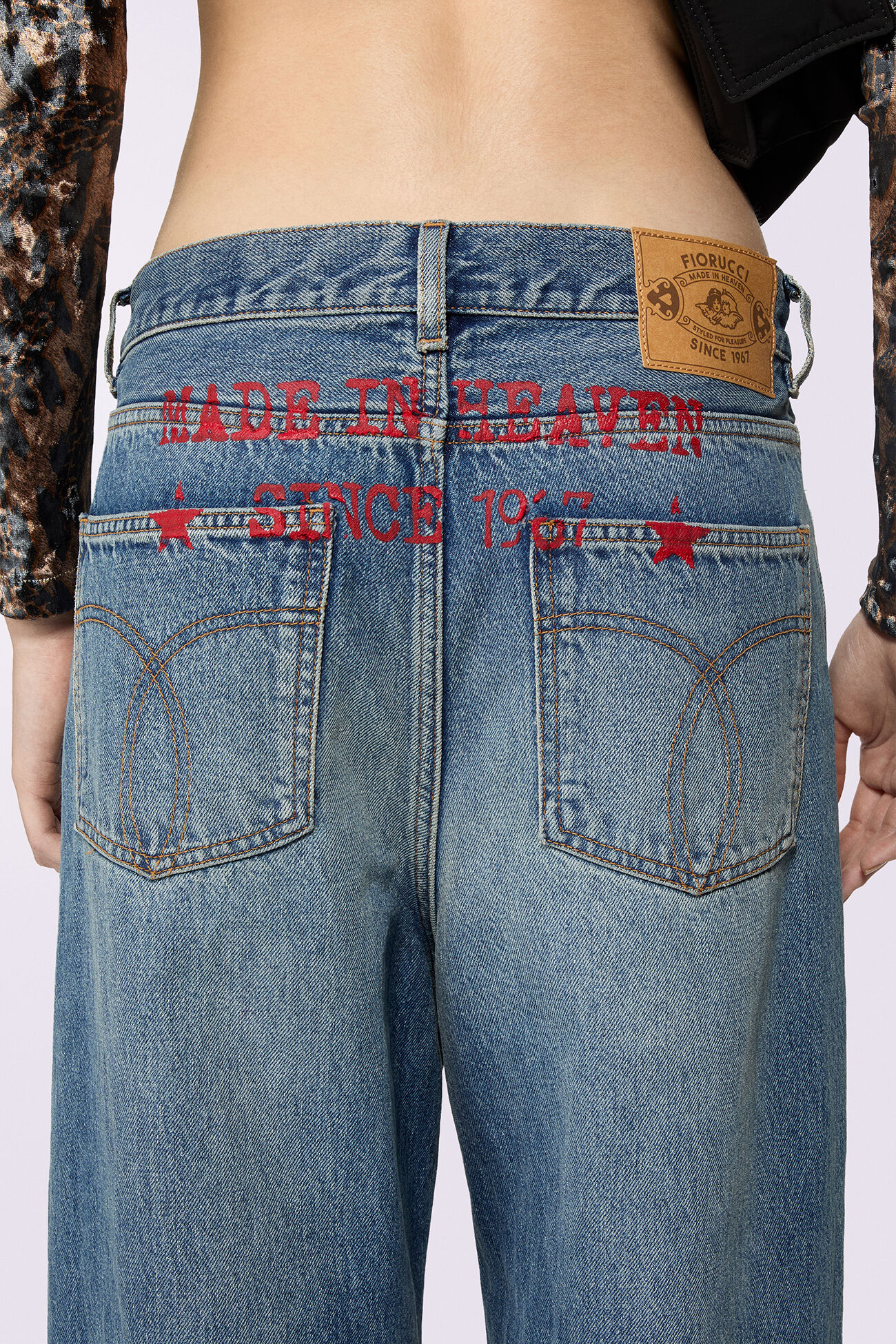 Made In Heaven Baggy Jeans Mid Blue