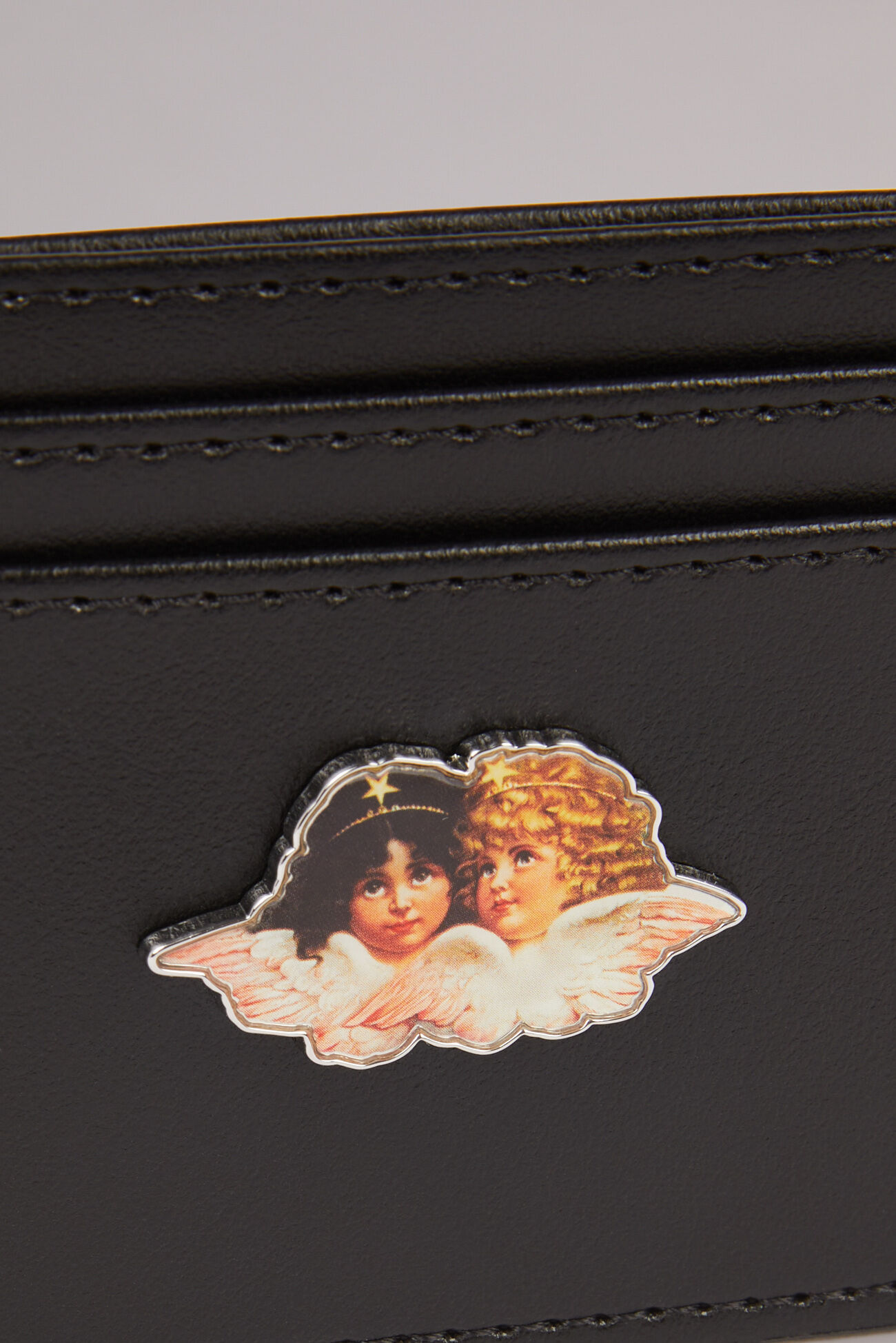 Icon Angels Plaque Cardholder Black