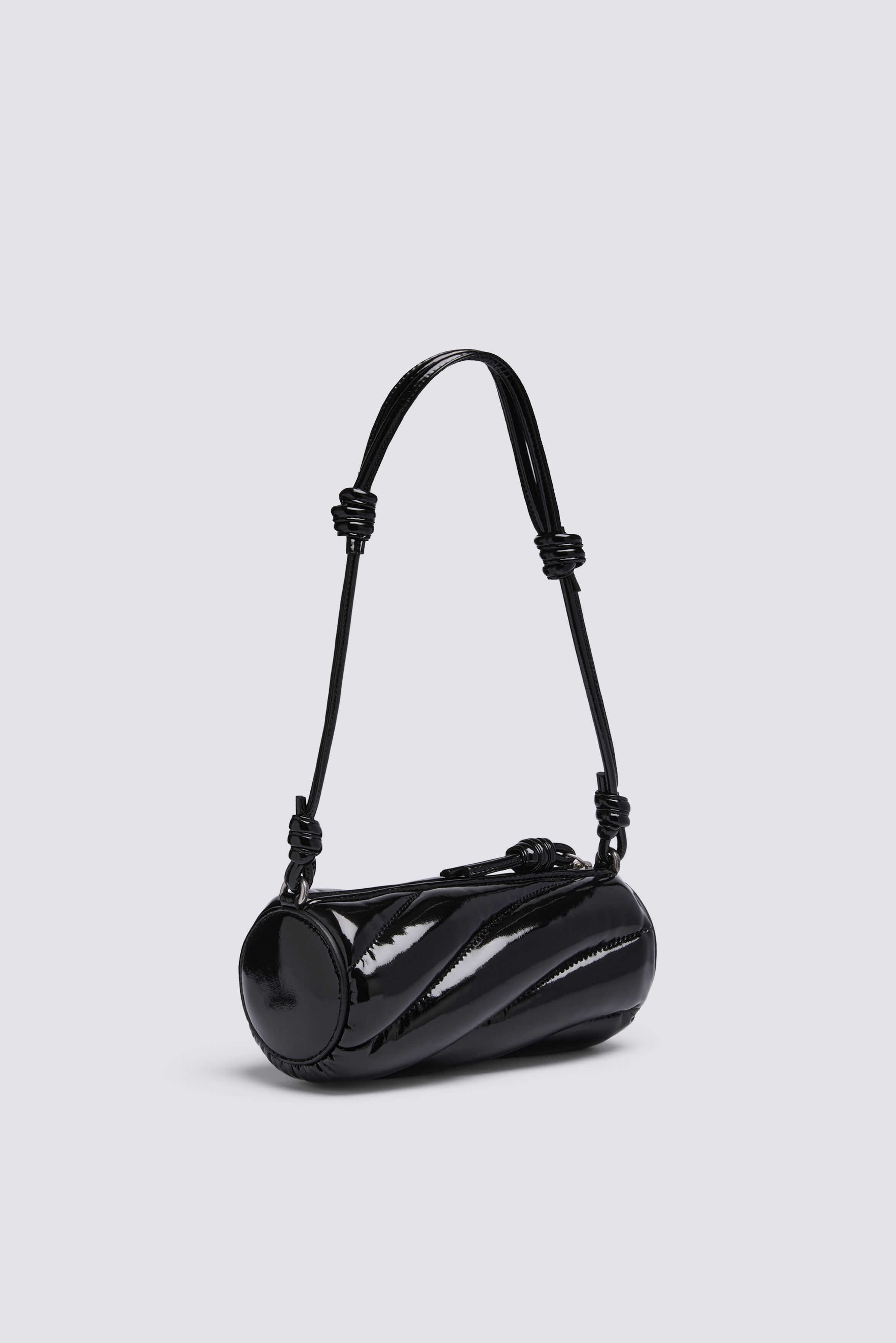 Mella Vinyl Mini Bag Black