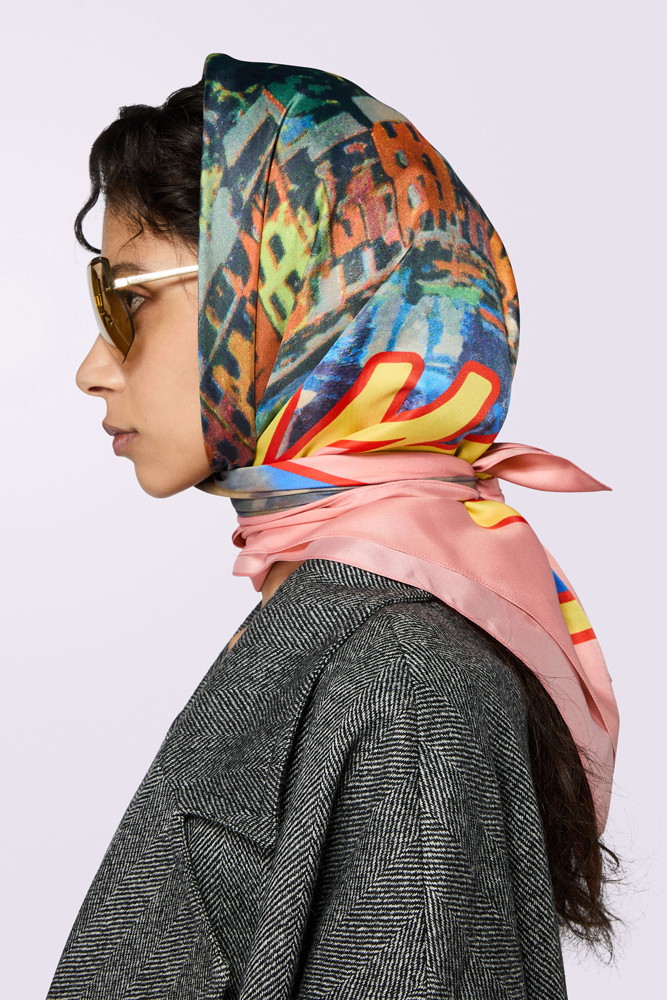 Portofino Postcard Scarf Multi