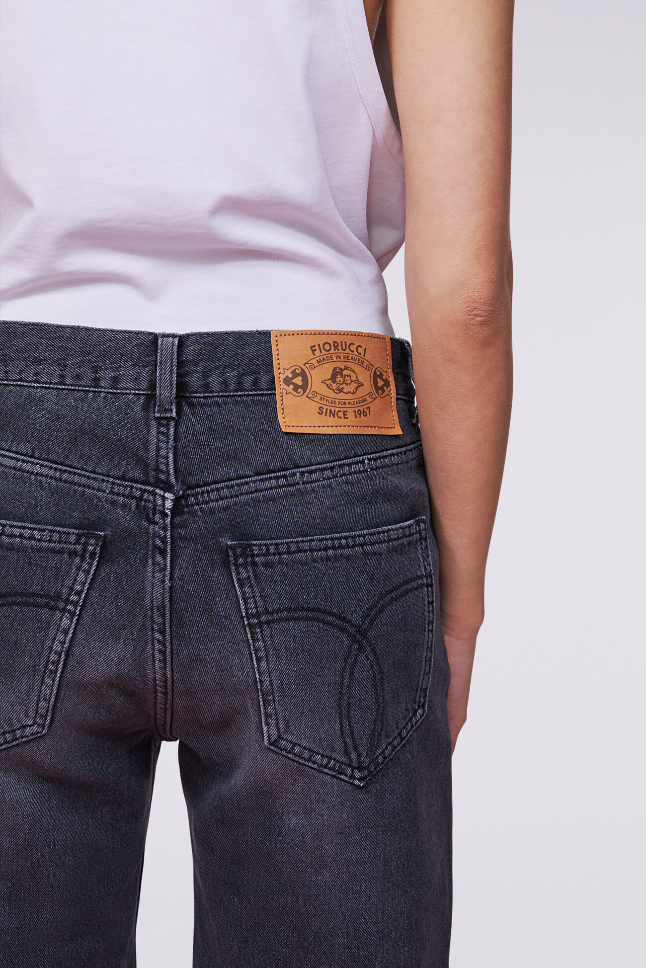 Denim Bermuda Shorts Black
