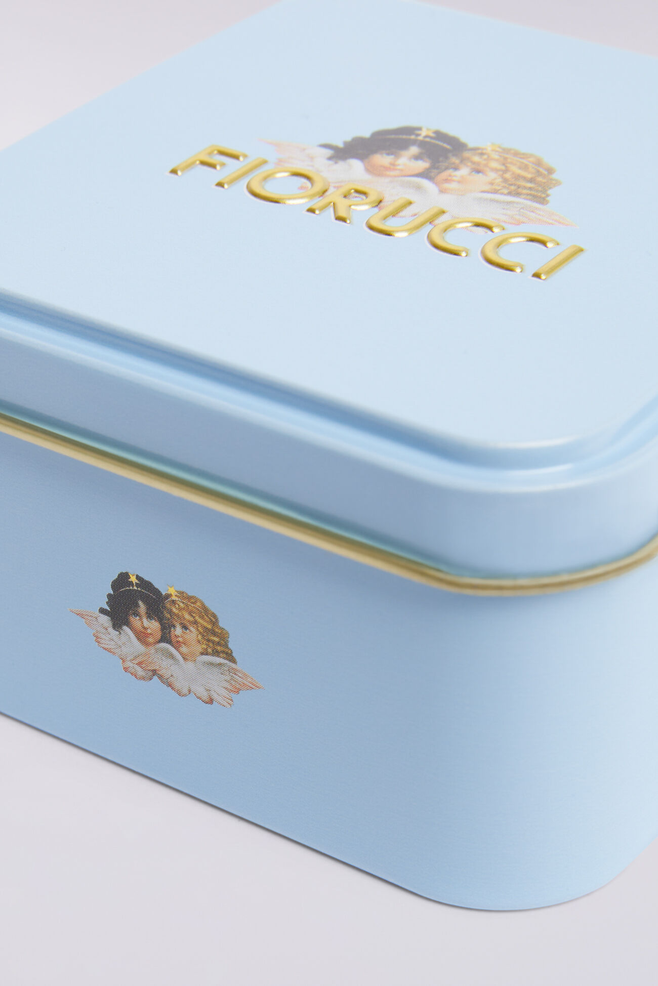 Angels Mini Metal Box Blue