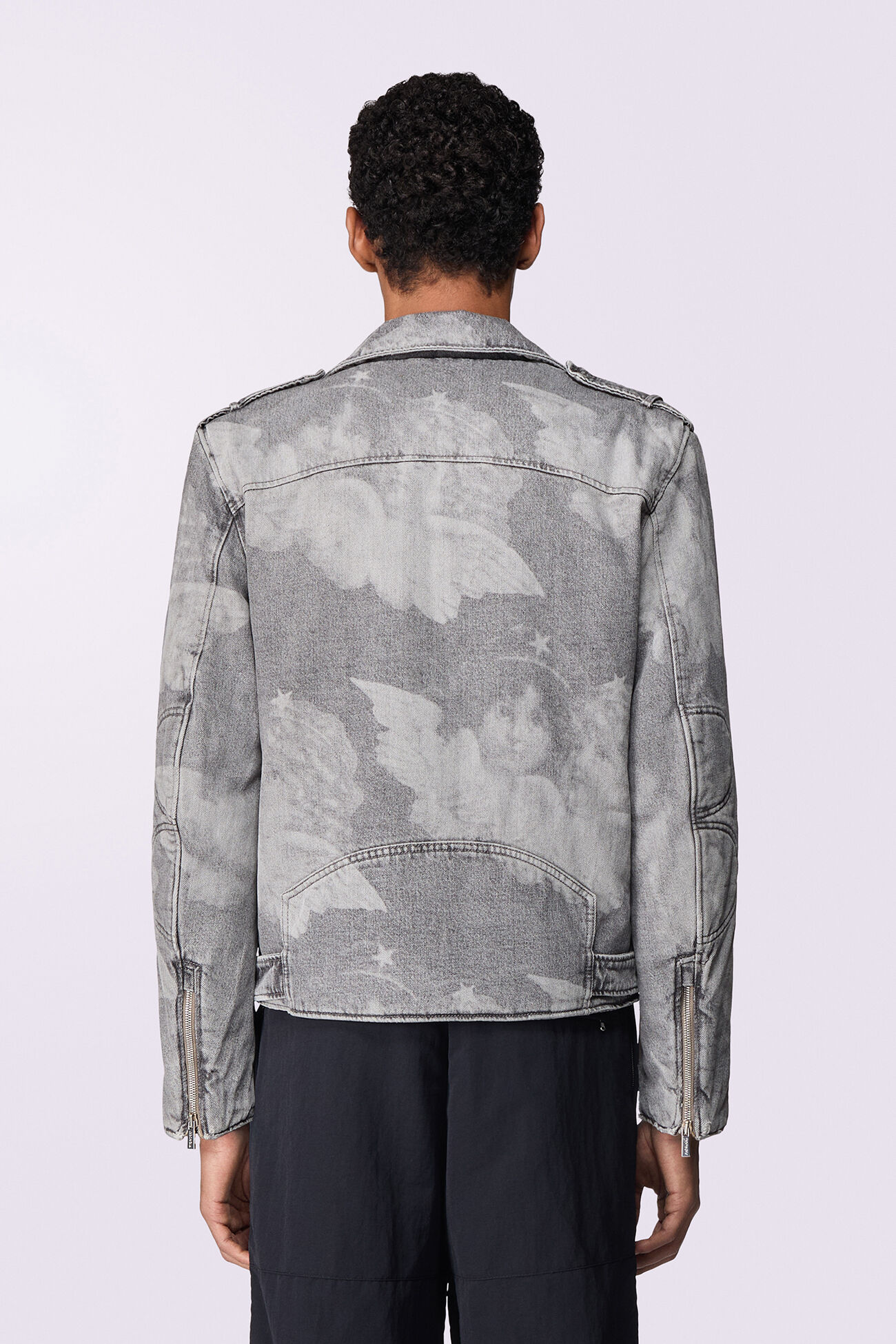 Unisex Angels Denim Jacket Black