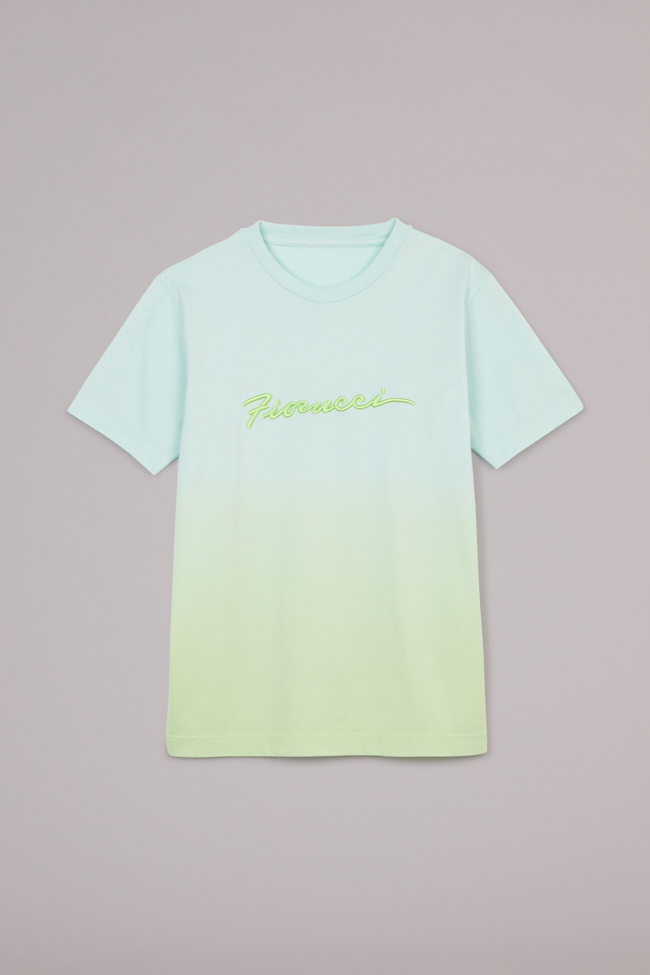 Ombre Squiggle Logo T-Shirt Green