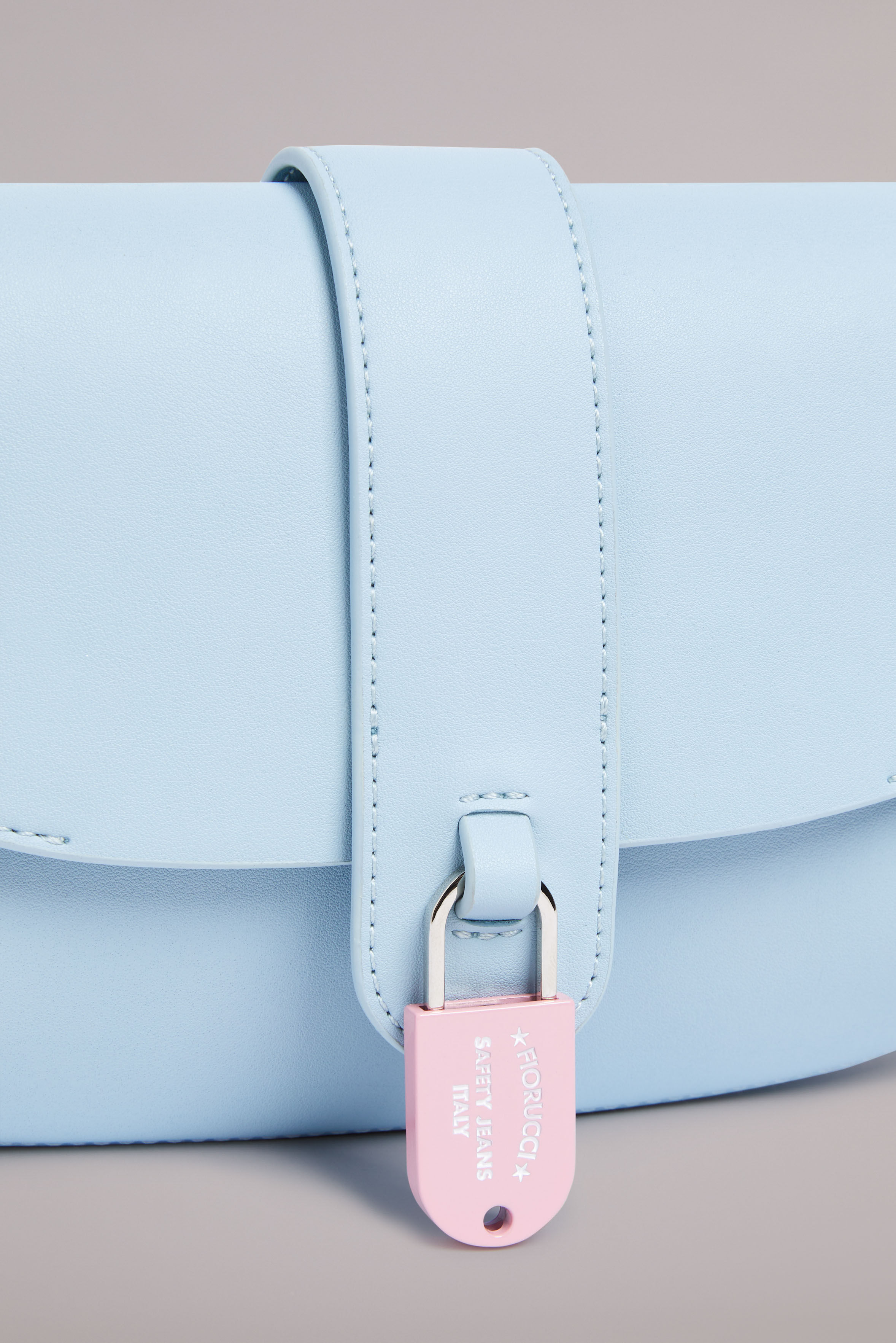 Safety Lock Shoulder Bag Blue