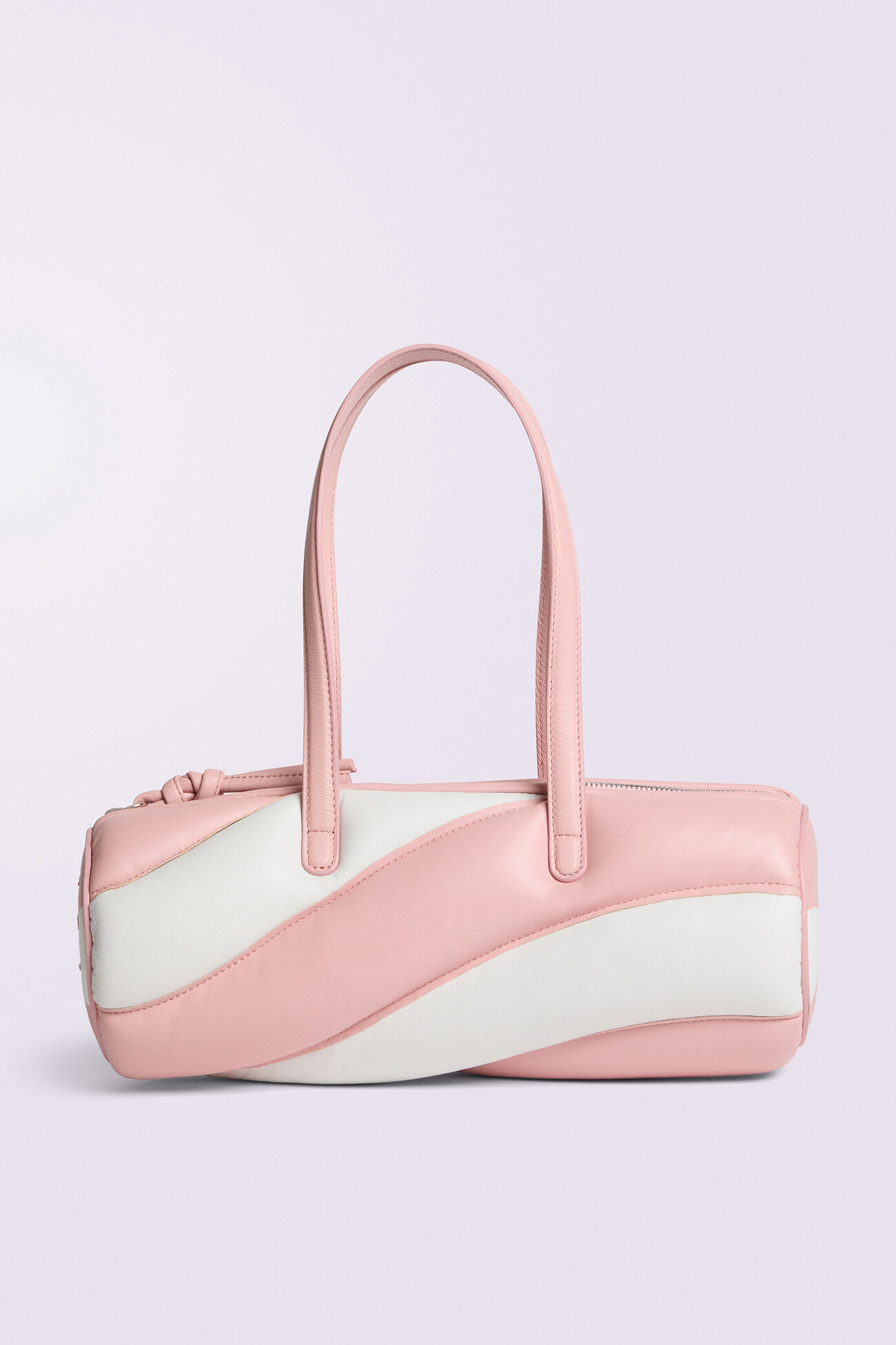 Mella Leather Baguette Bag Multi