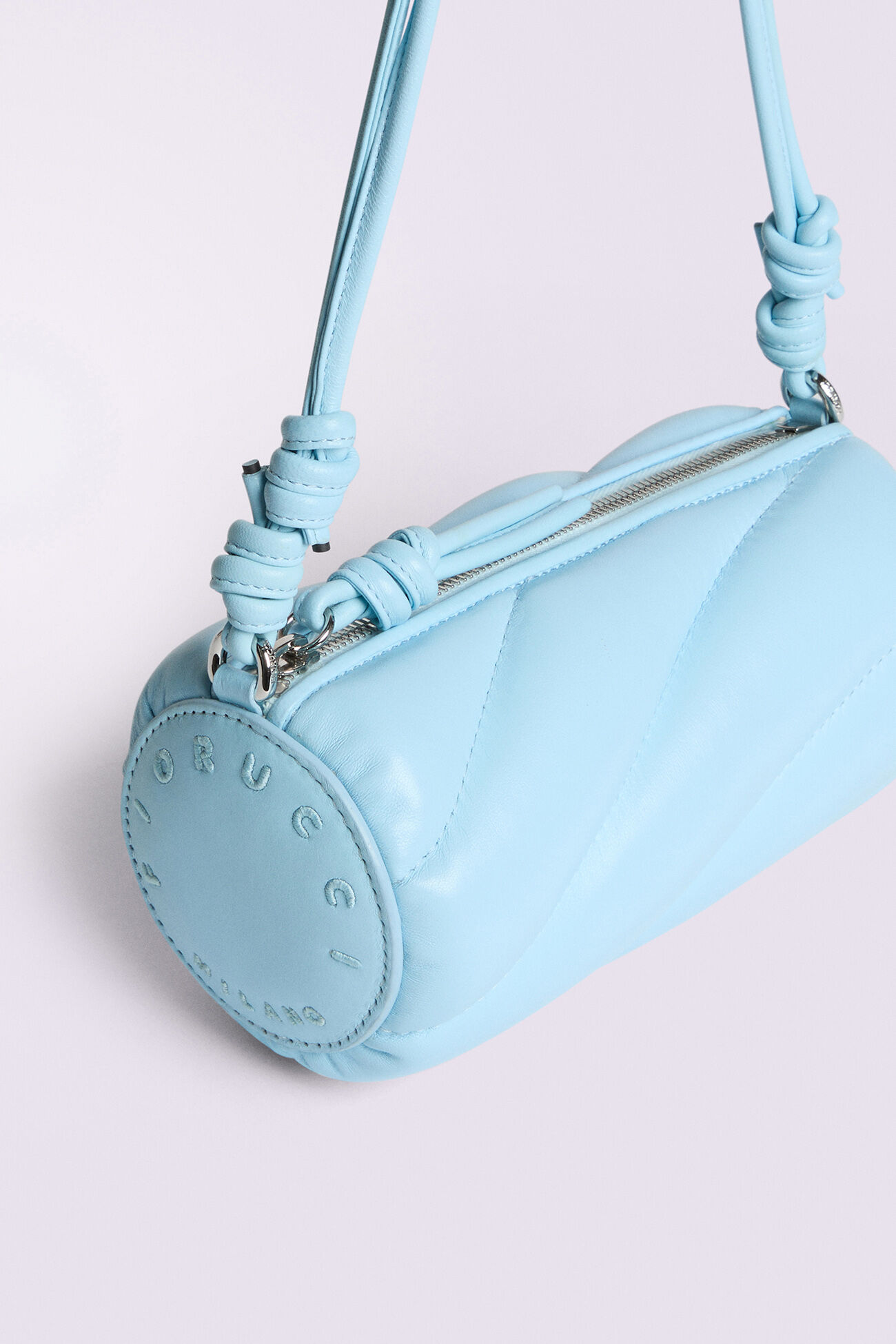 Mella Leather Mini Bag Blue