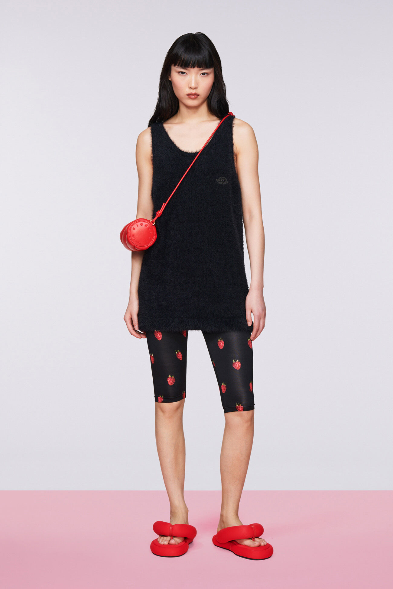Angels Patch Tank Top Black