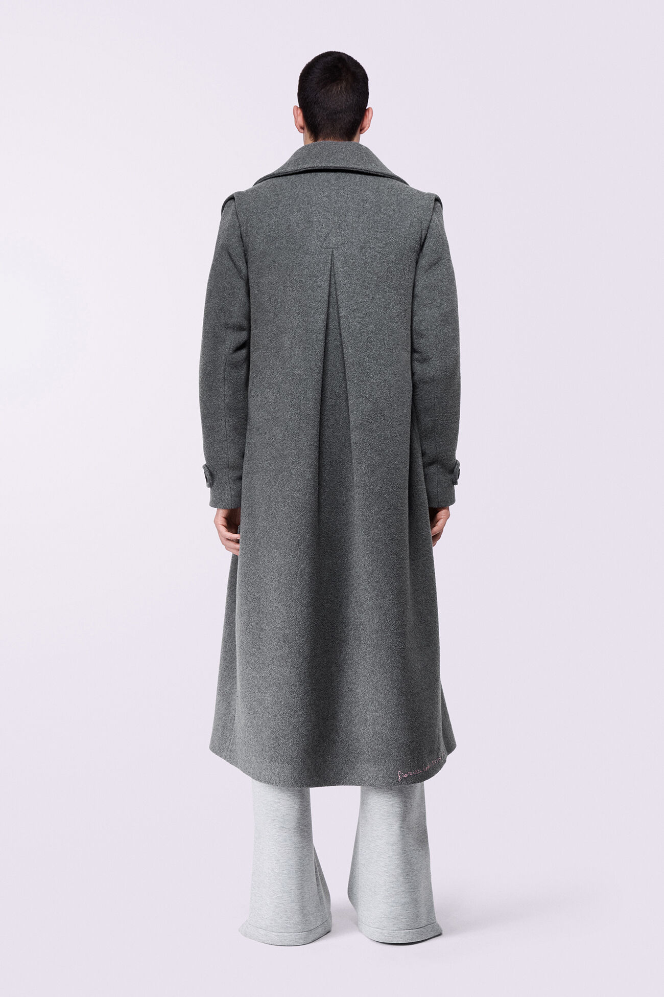 Unisex Popsicle Loden Coat Grey