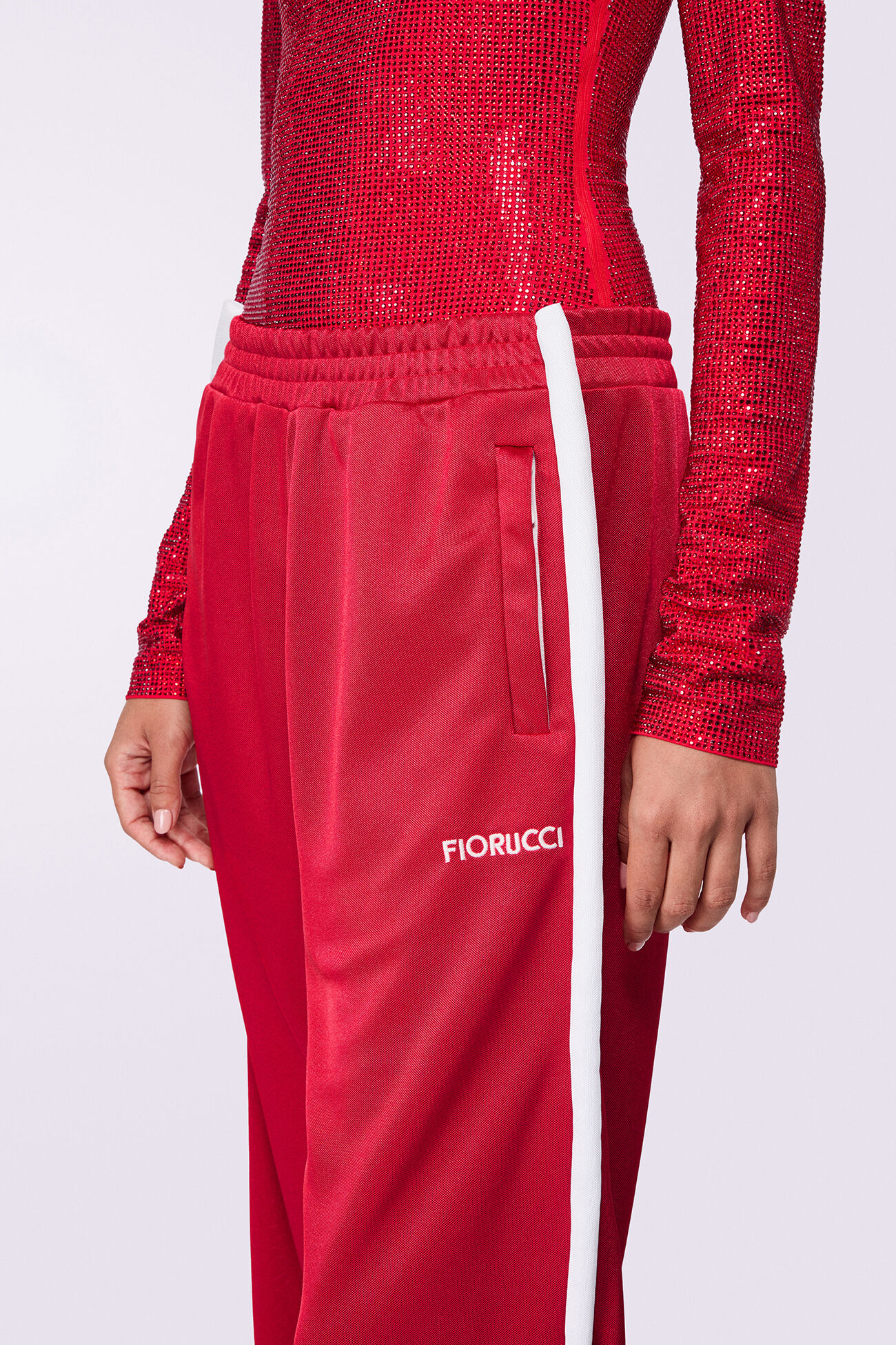 Unisex Tracksuit Joggers Red