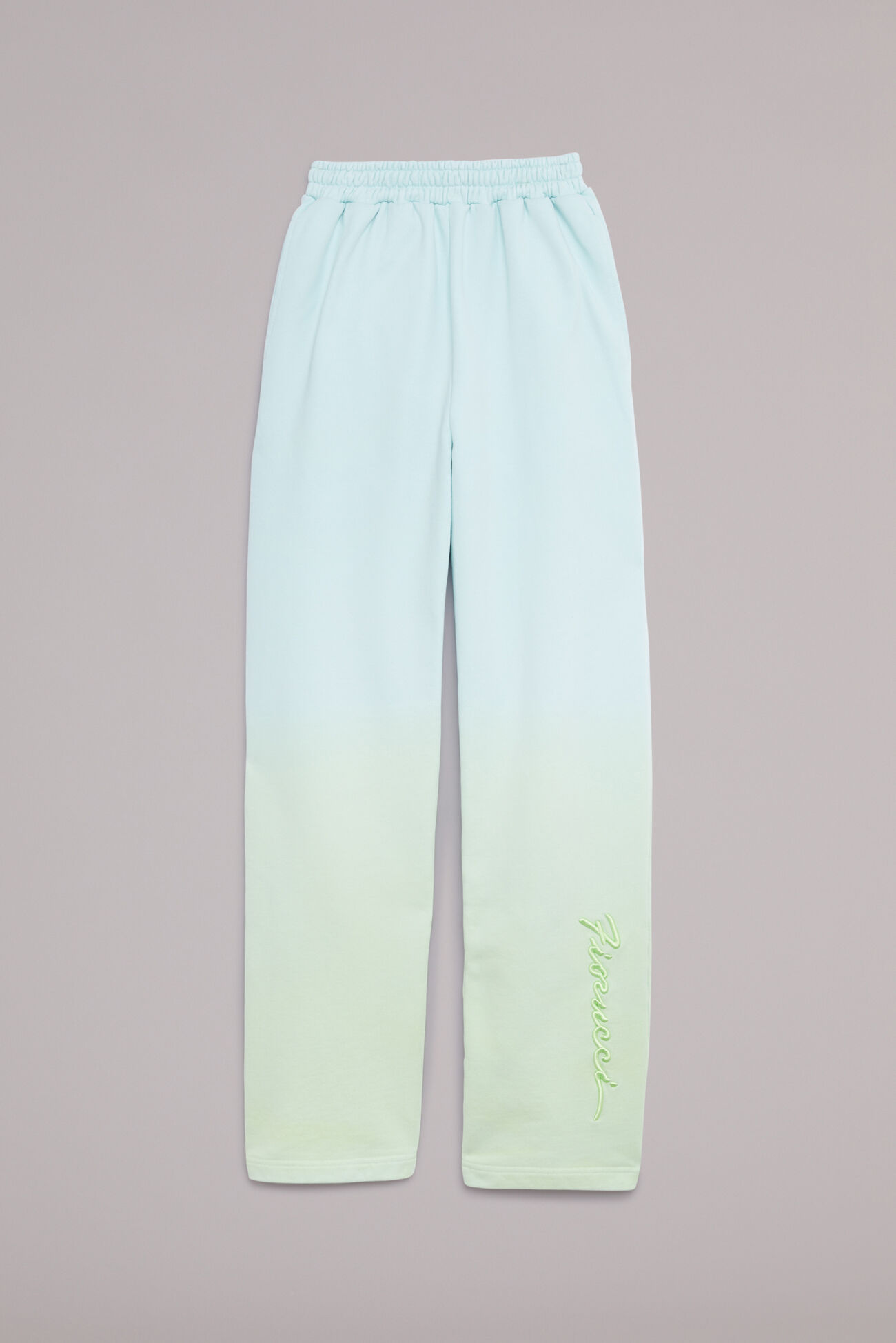 Ombre Squiggle Logo Joggers Green