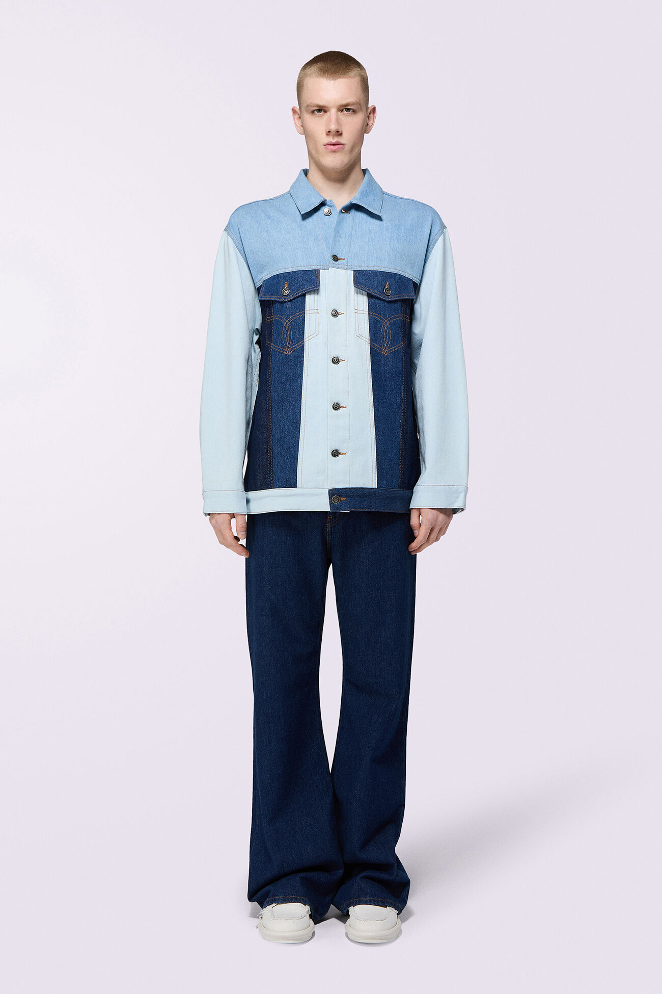 Wide Leg Jeans Deep Blue