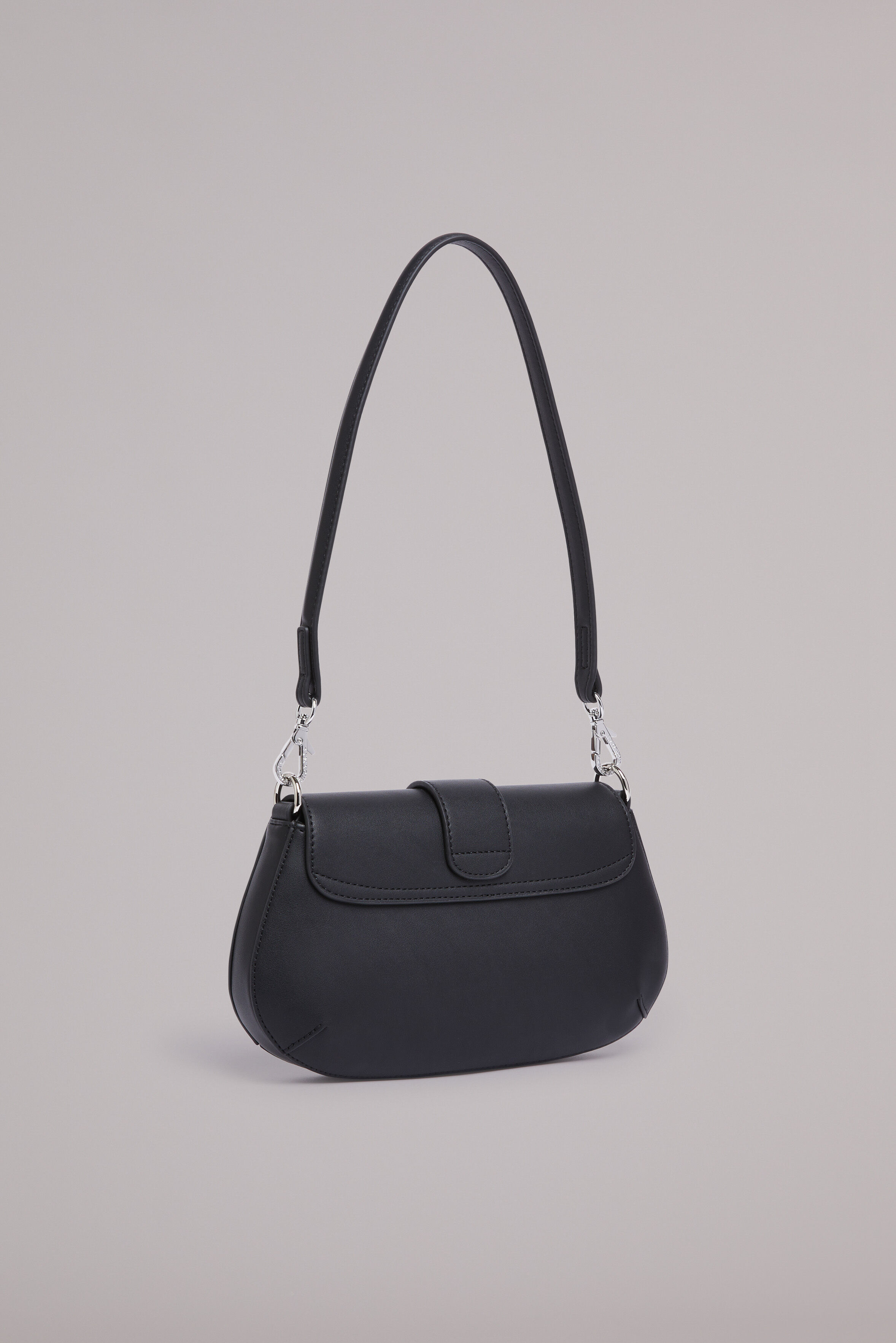 Safety Lock Shoulder Bag Black