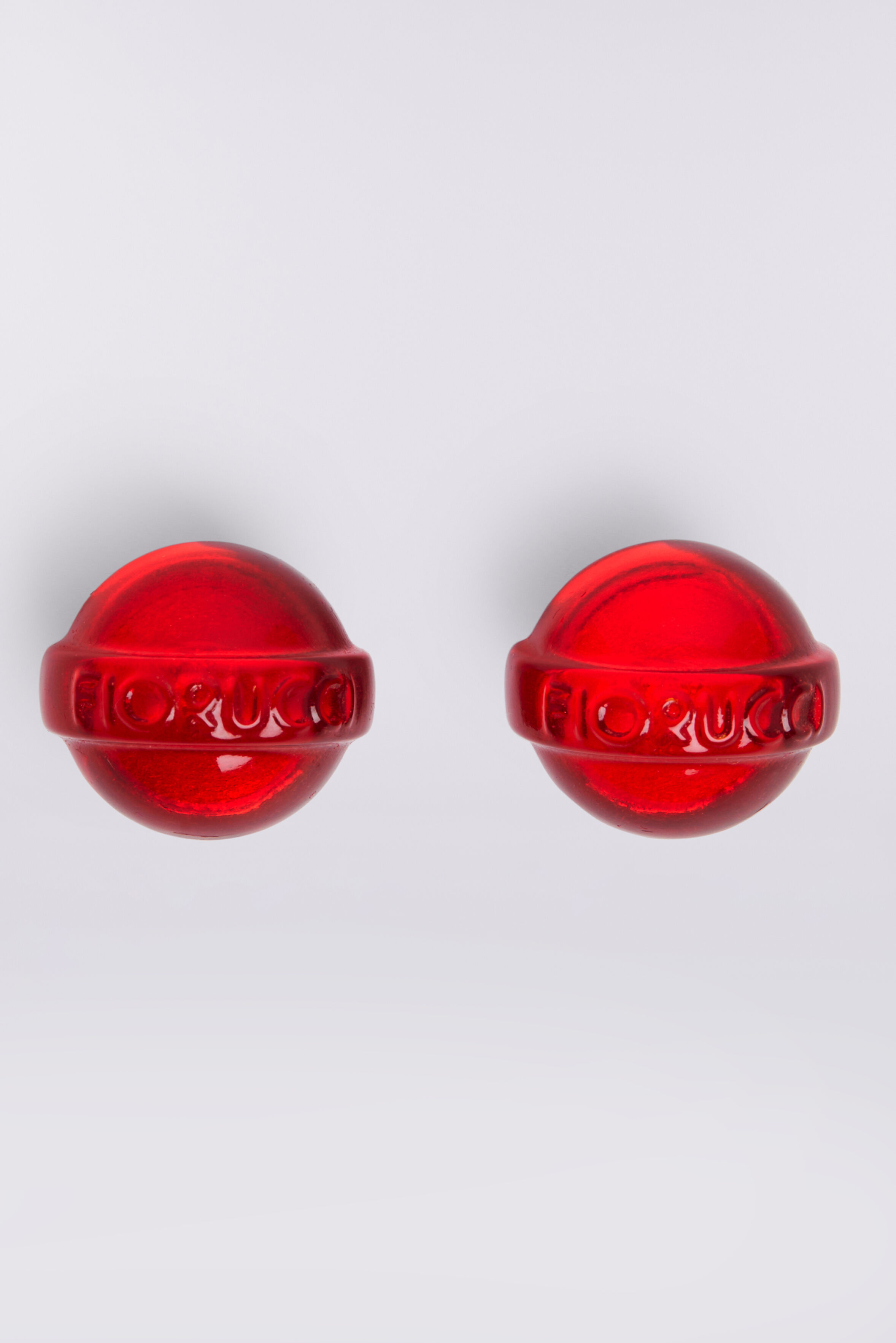 Lollipop Earrings Red