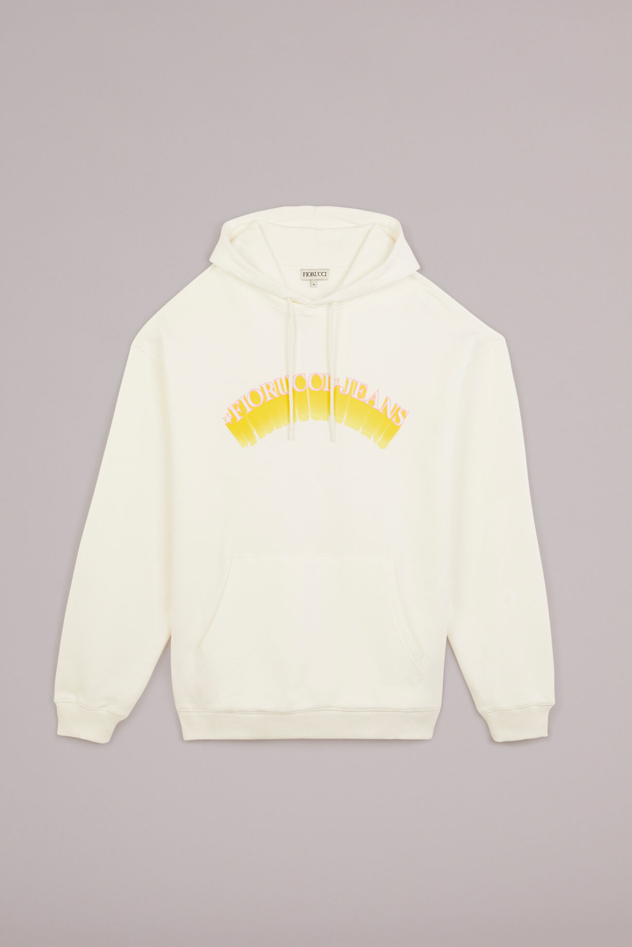Jeans Logo Hoodie Off White