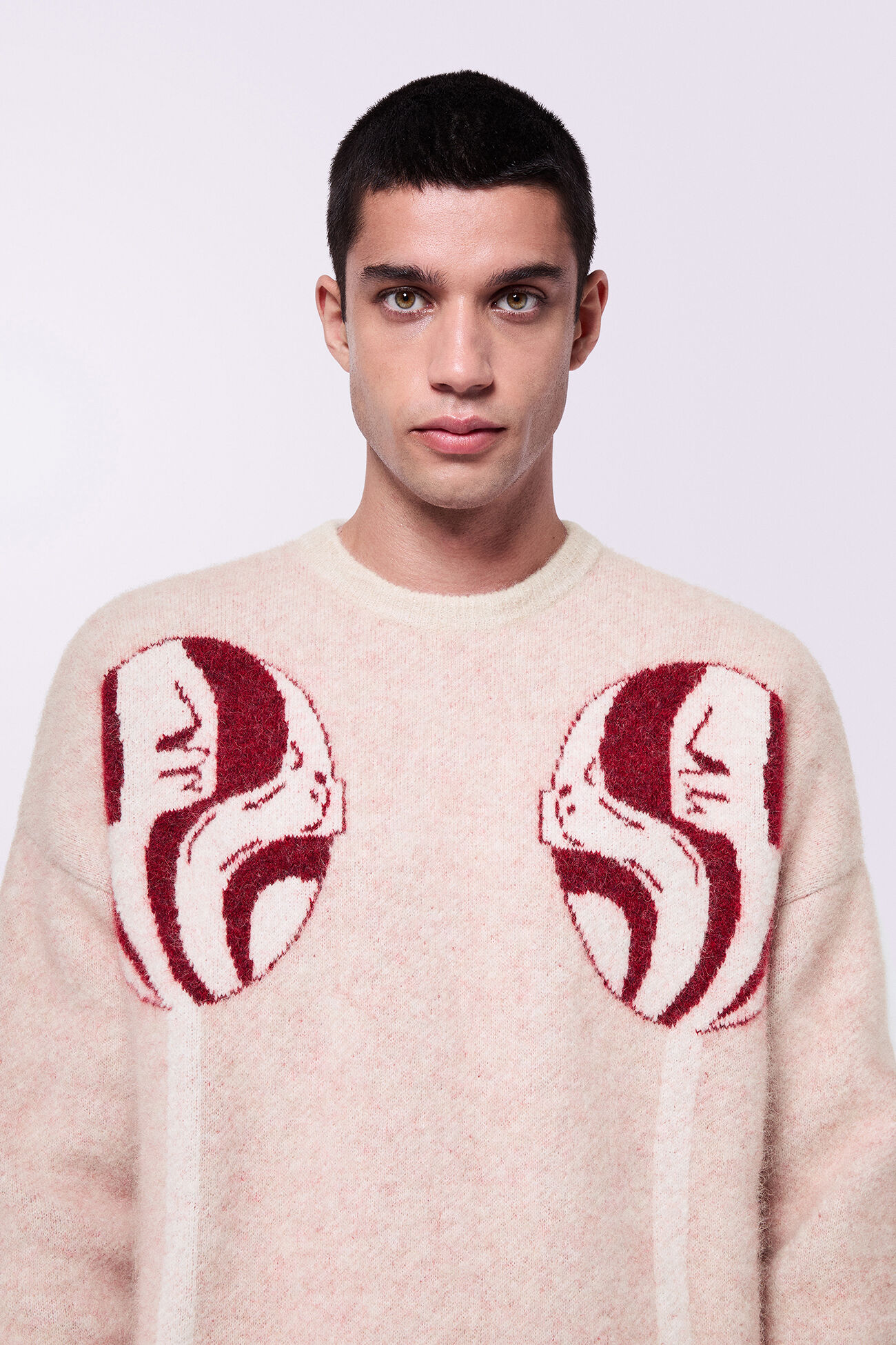 Unisex Lollipop Knit Jumper Cream