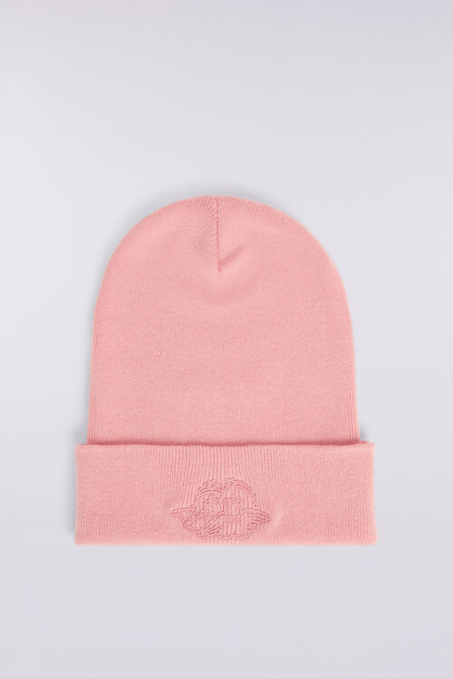 Angels Embroidered Beanie Pink