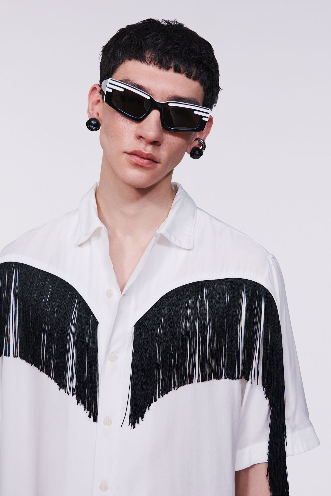 Fringe Shirt White