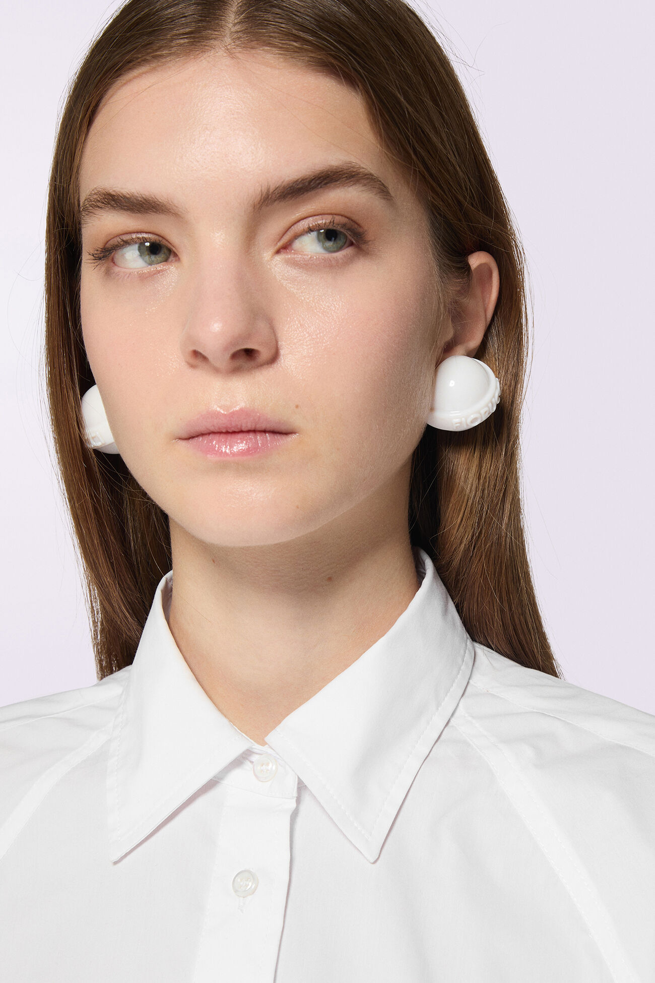 Lollipop Earrings White