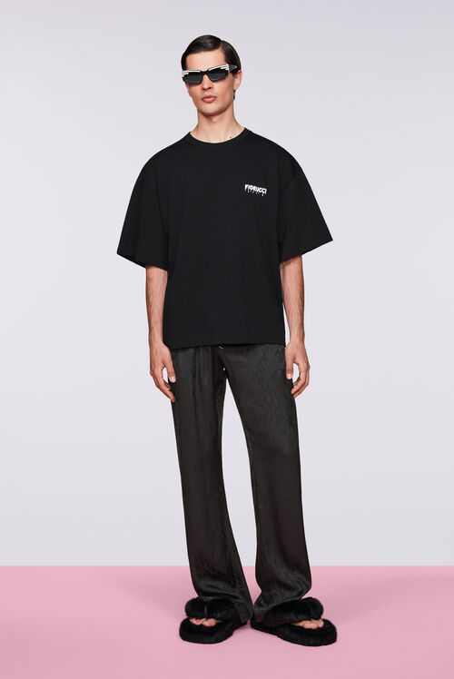 Melted Logo T-Shirt Black
