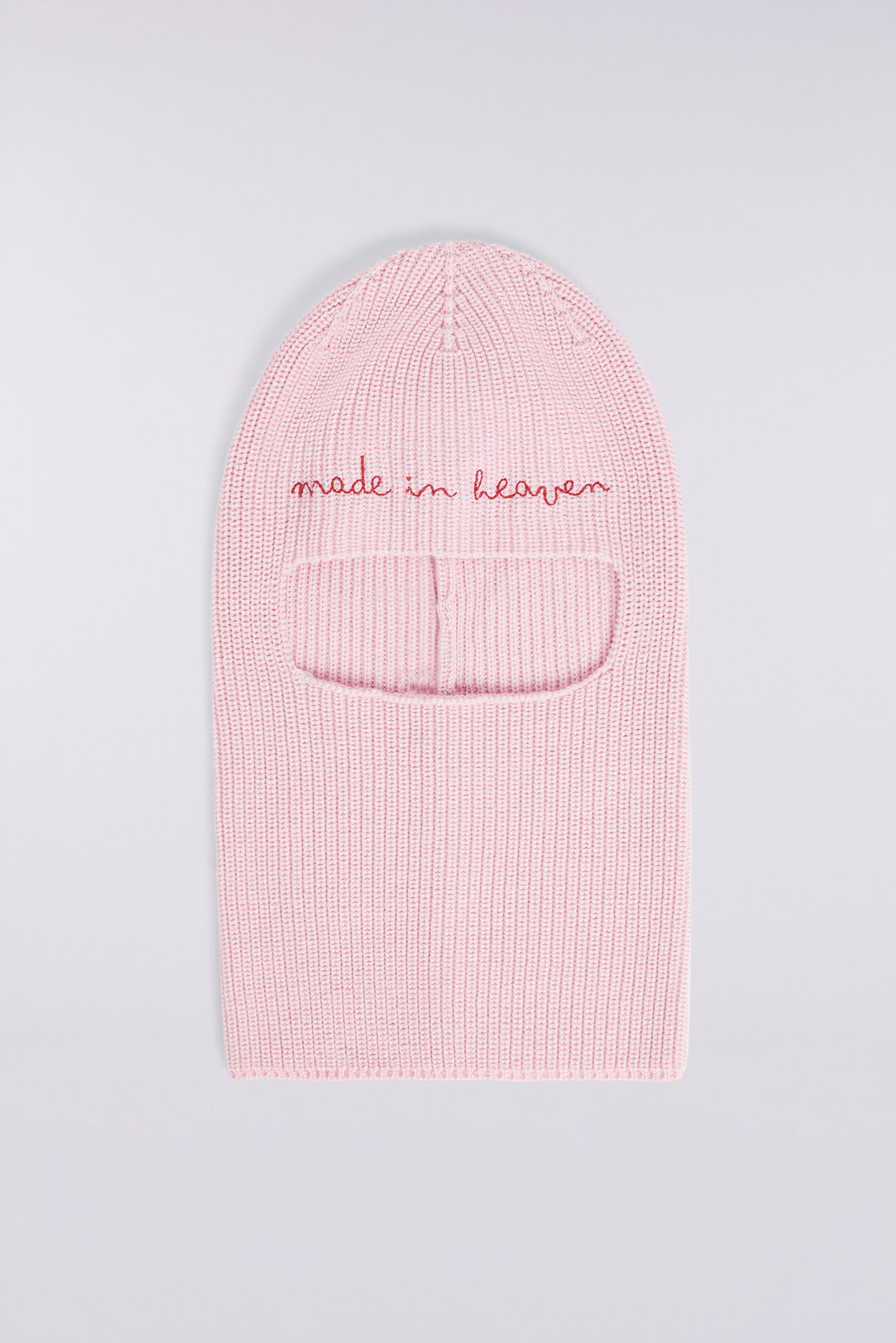 Embroidered Balaklava Pink