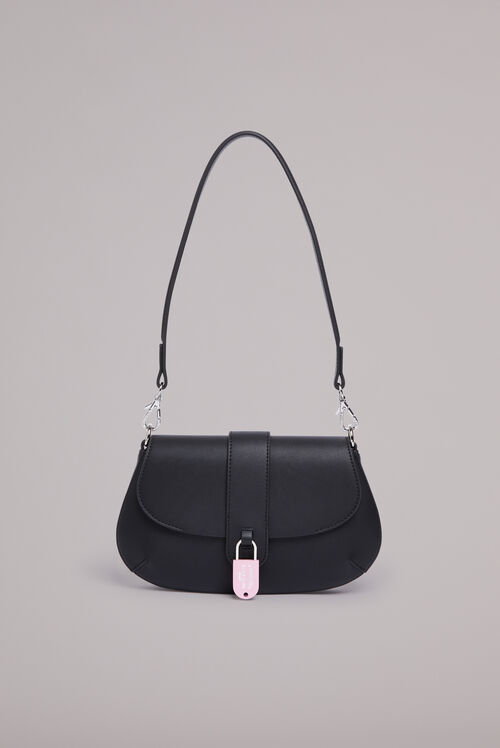 Safety Lock Shoulder Bag Black