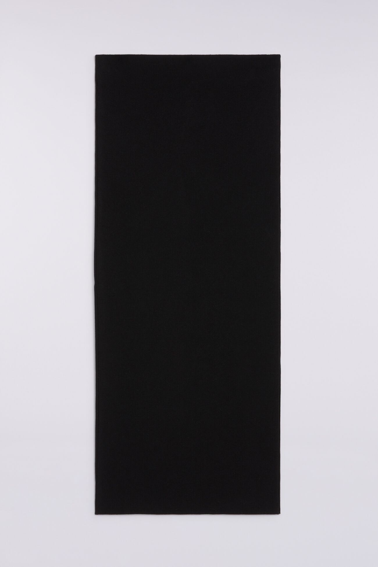 Heart Knit Midi Skirt Black