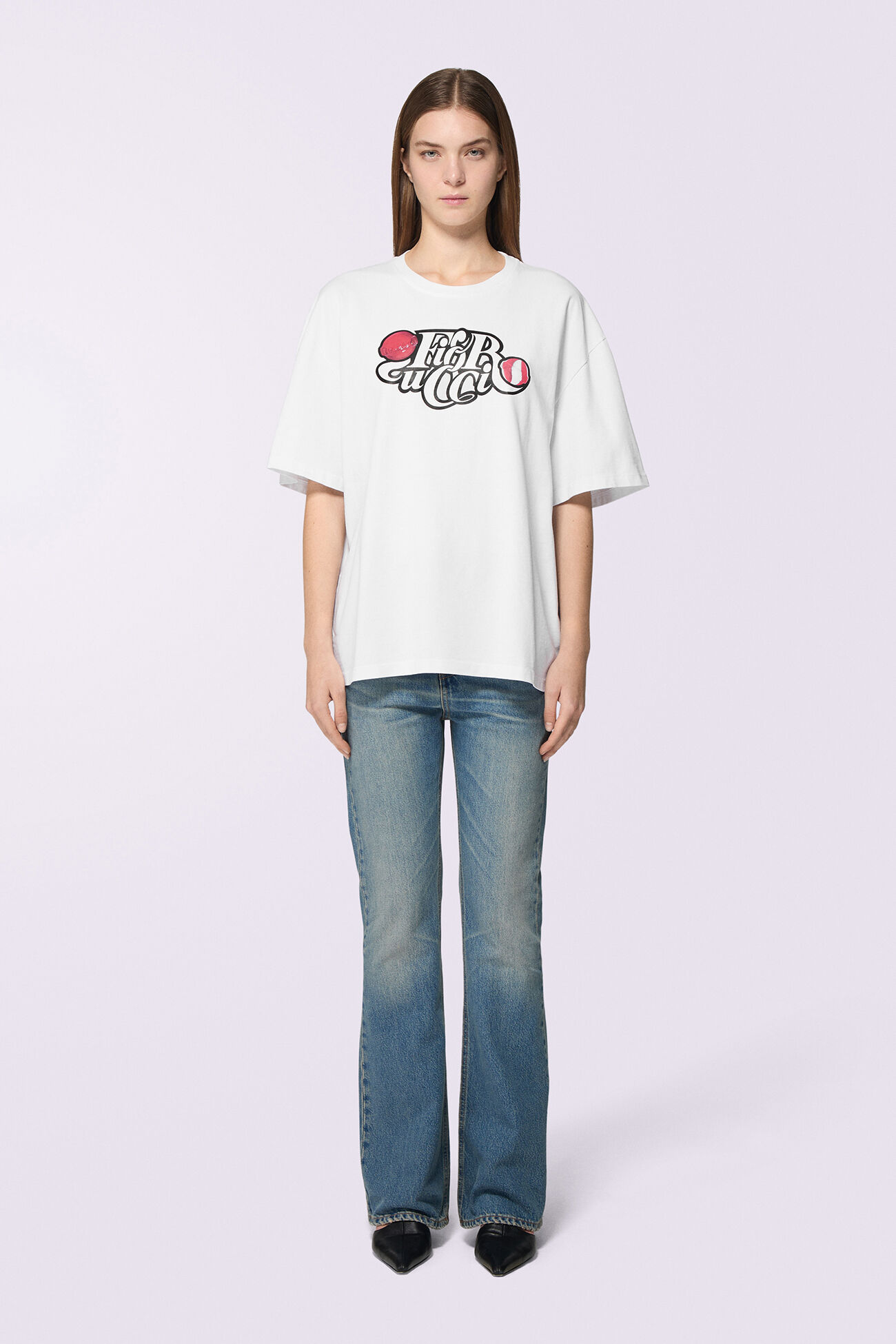 Unisex Lollipop Logo T-Shirt White