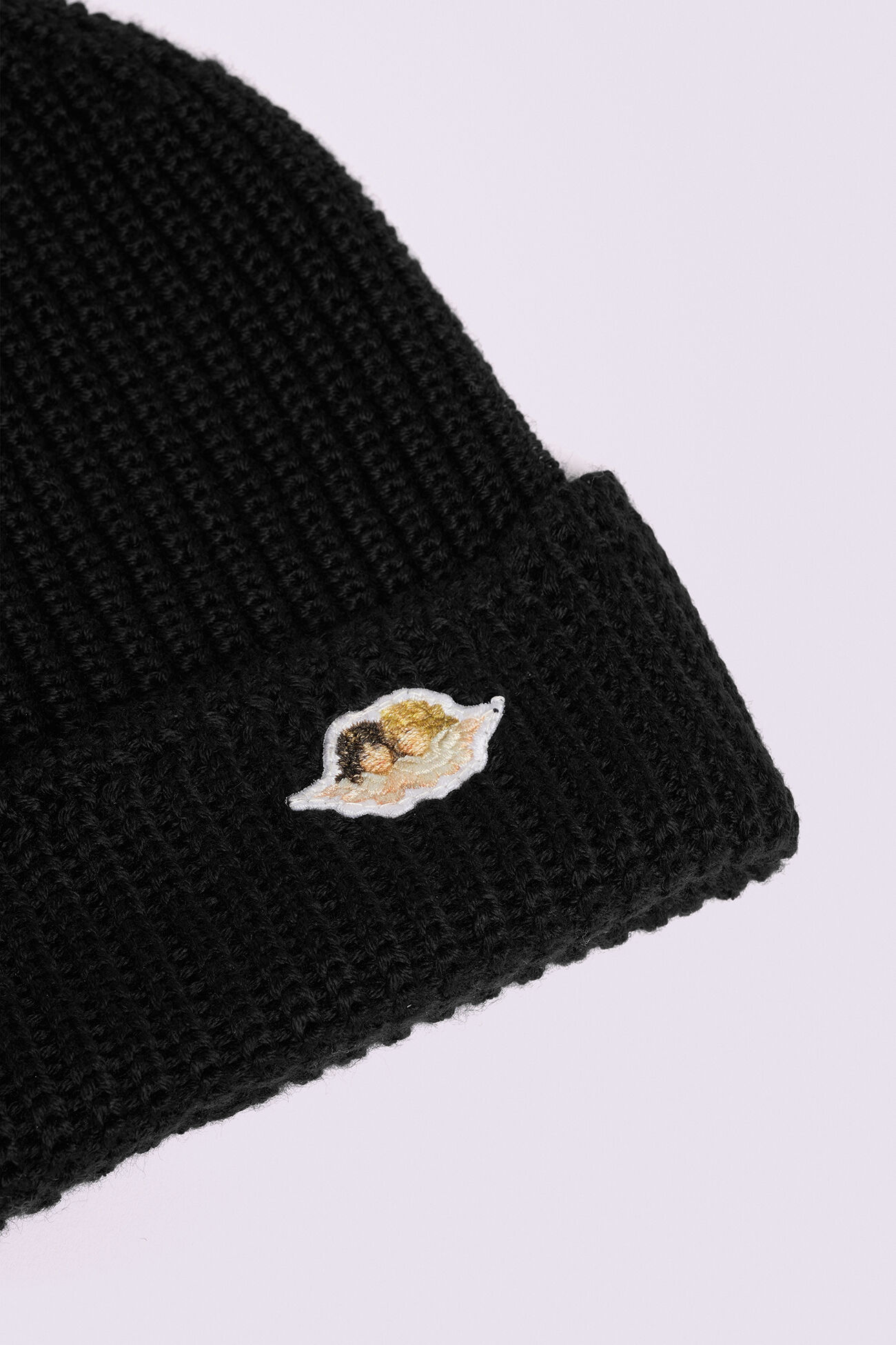 Angels Patch Beanie Black