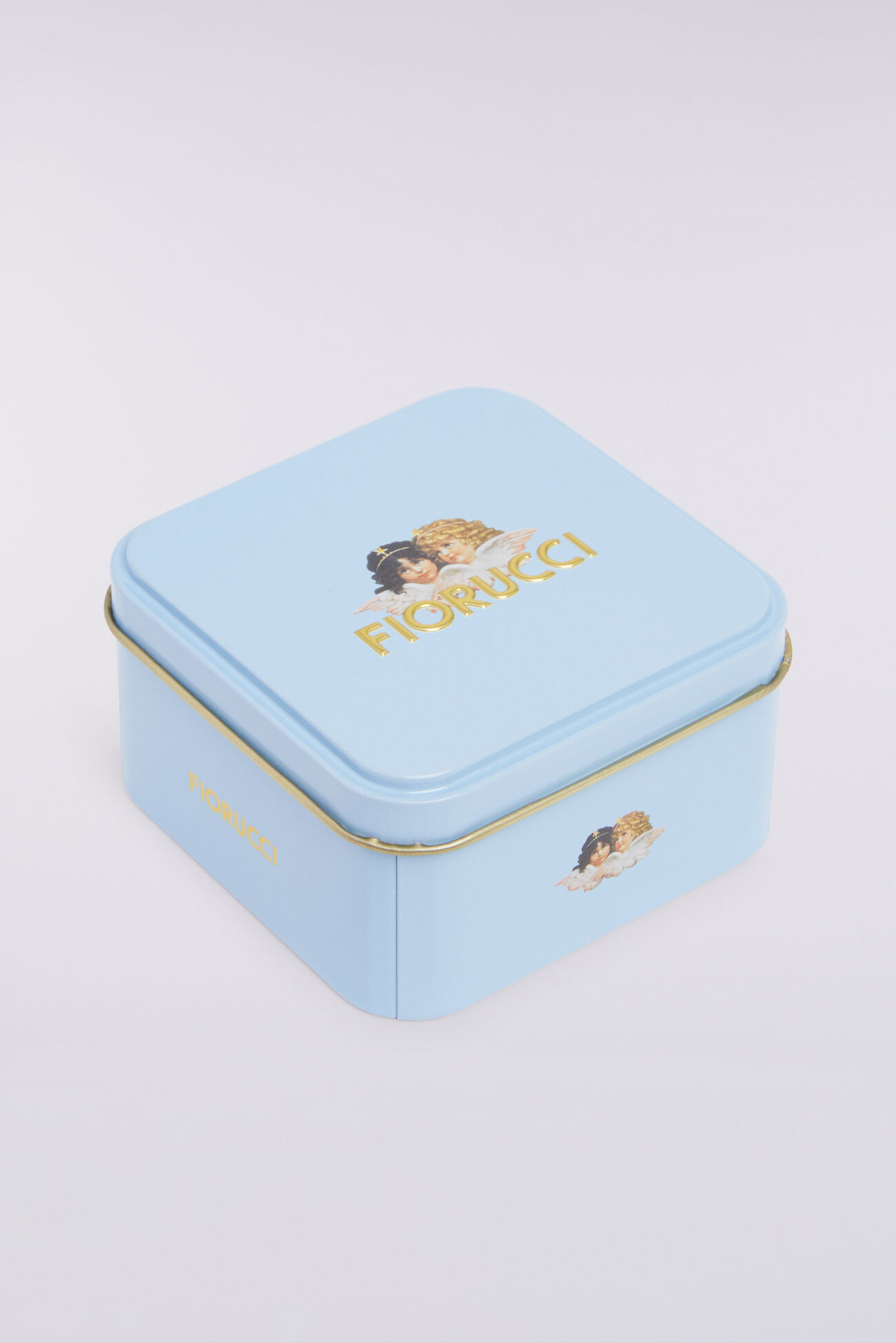 Angels Mini Metal Box Blue
