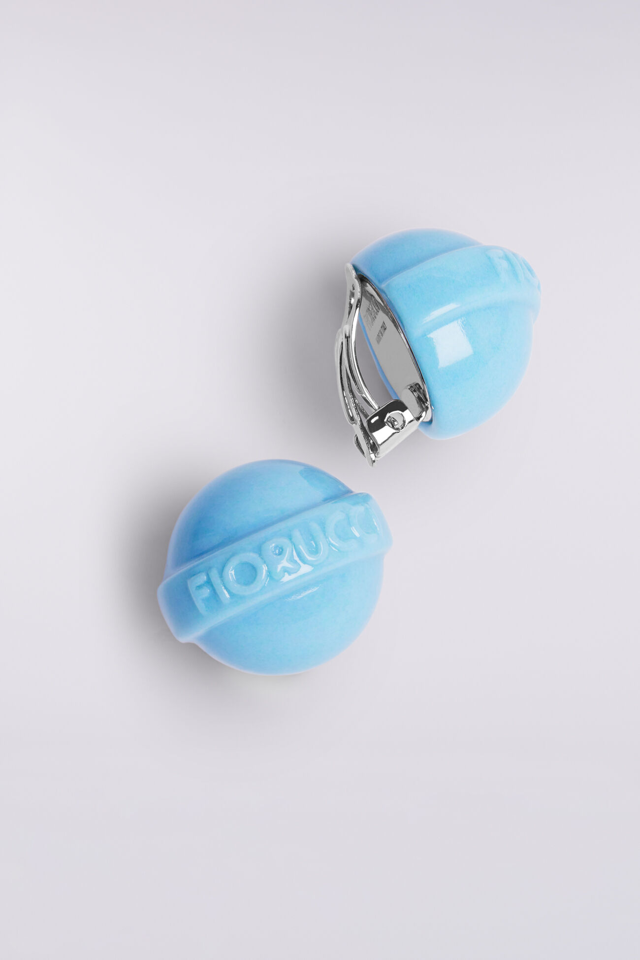 Mini Lollipop Earrings Blue