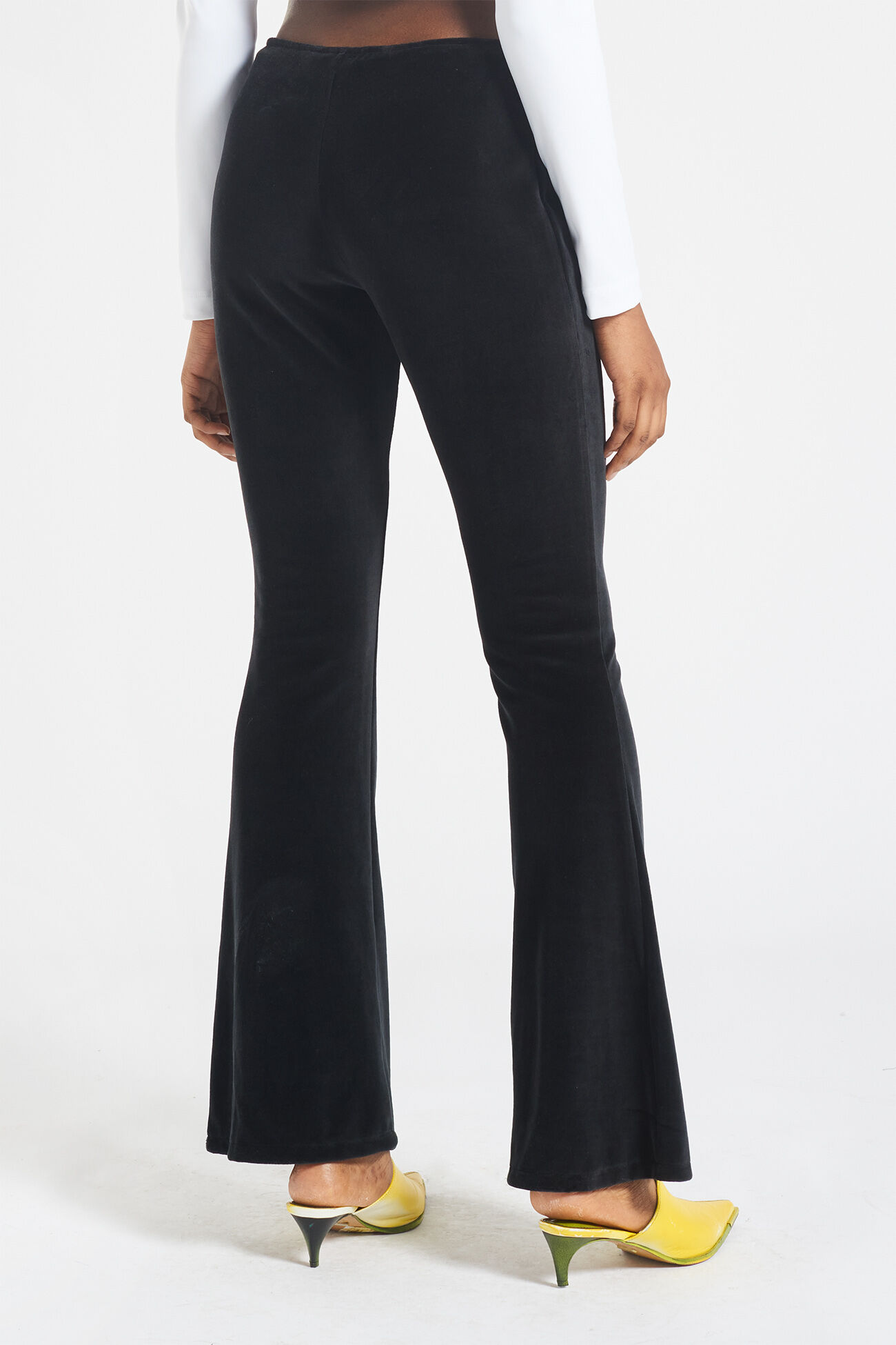 Milan Angels Velour Flare Trousers