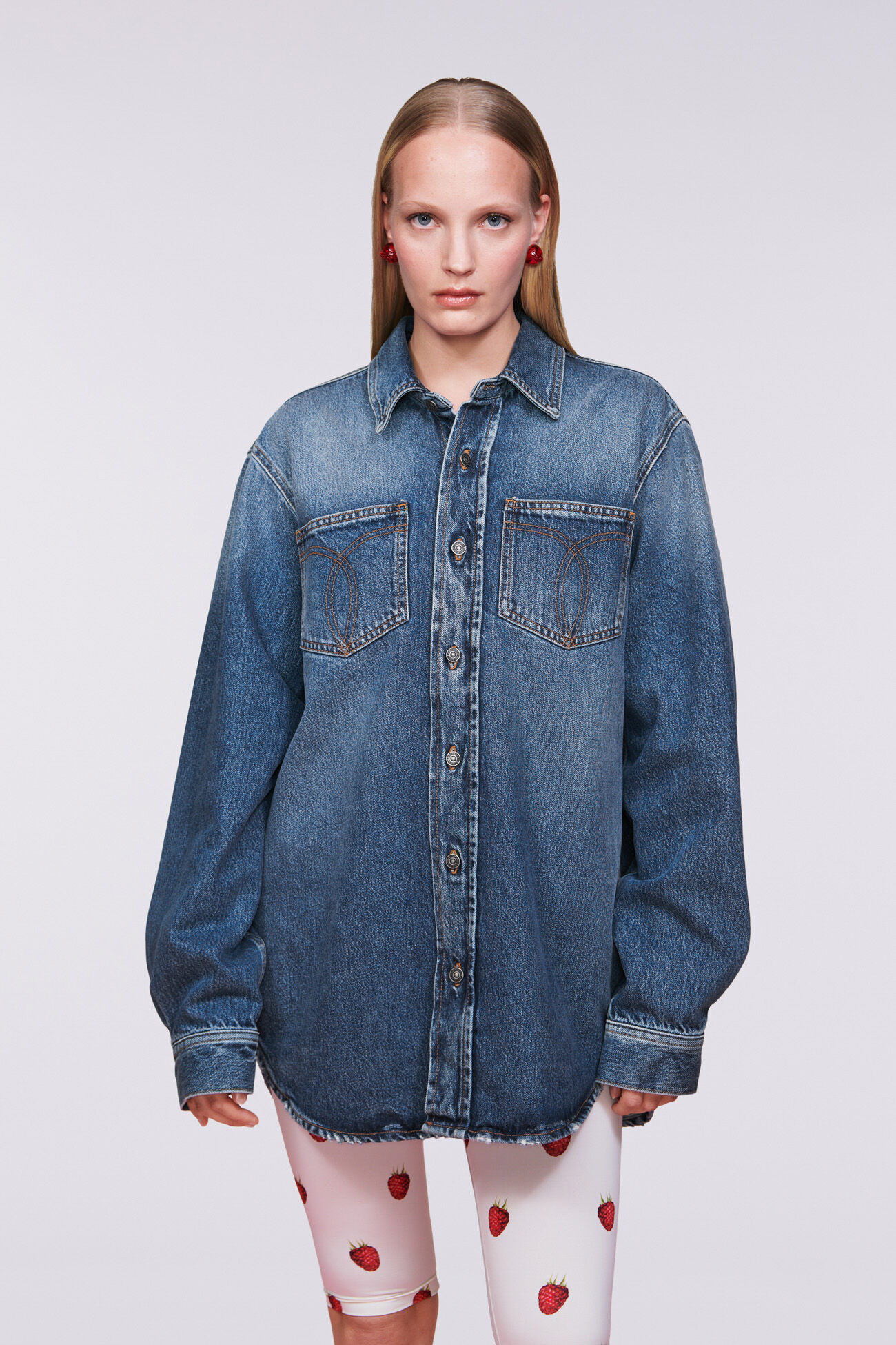 Denim Shirt Mid Blue
