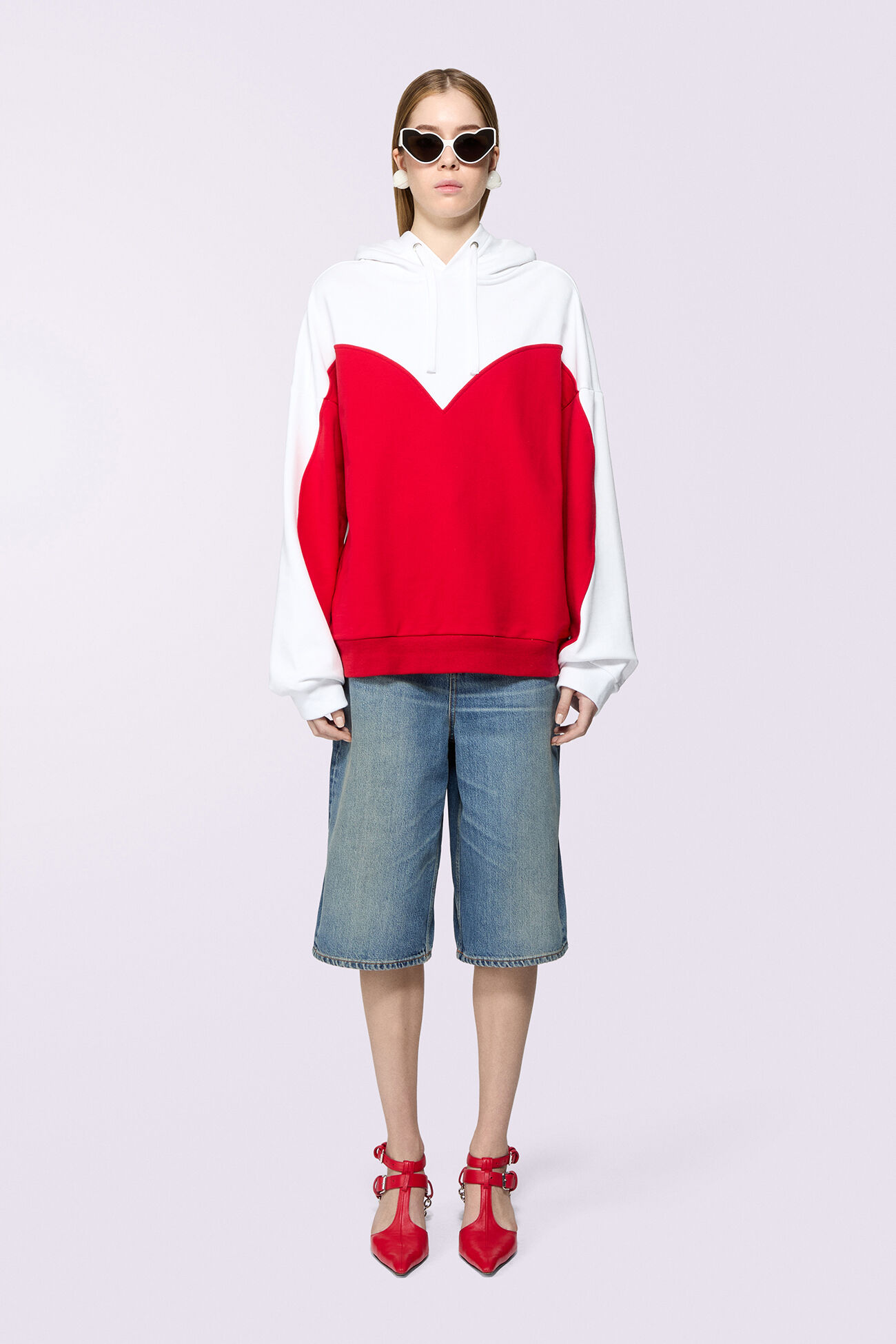 Denim Bermuda Shorts Mid Blue
