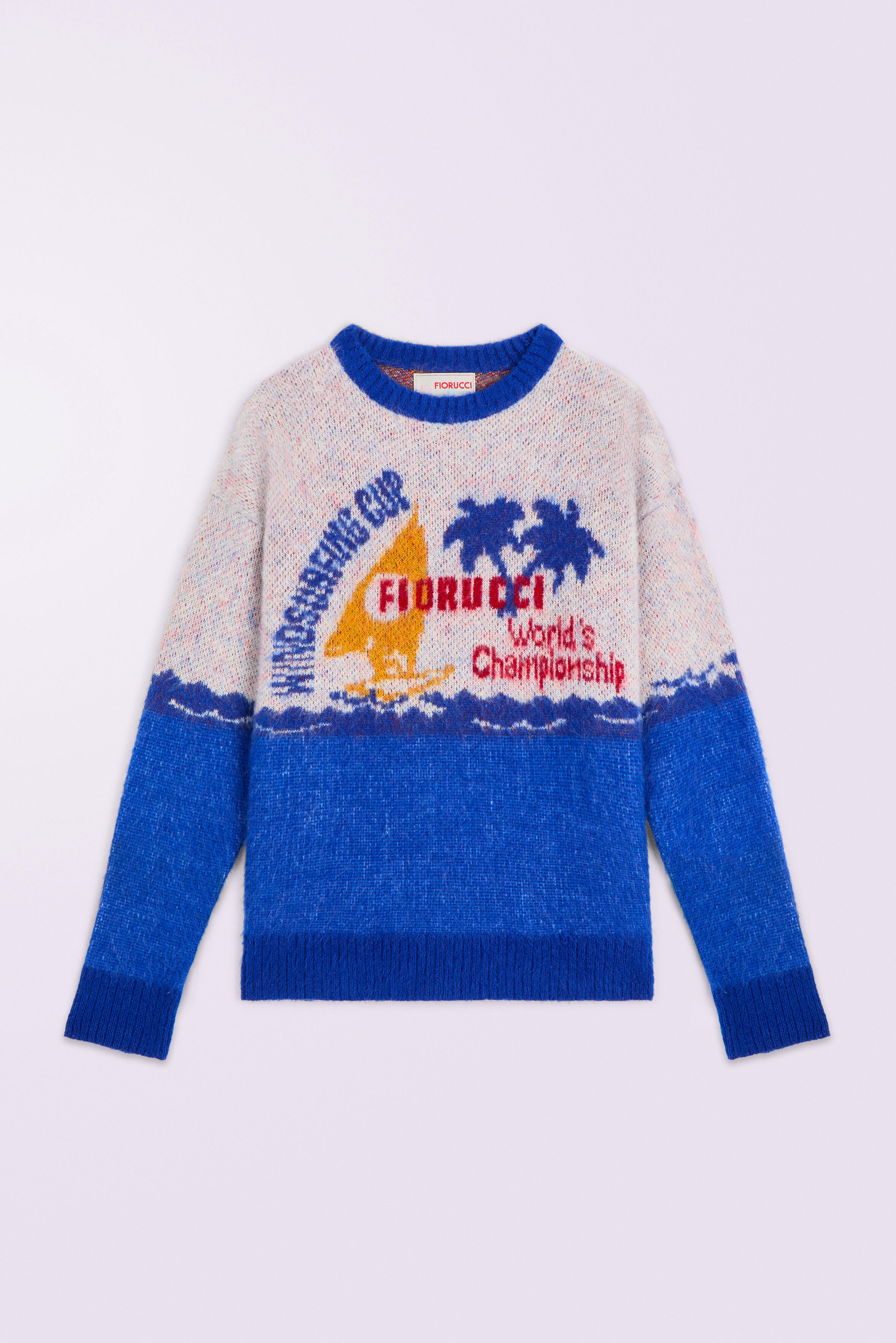 Windsurfing Mohair Jumper Blue