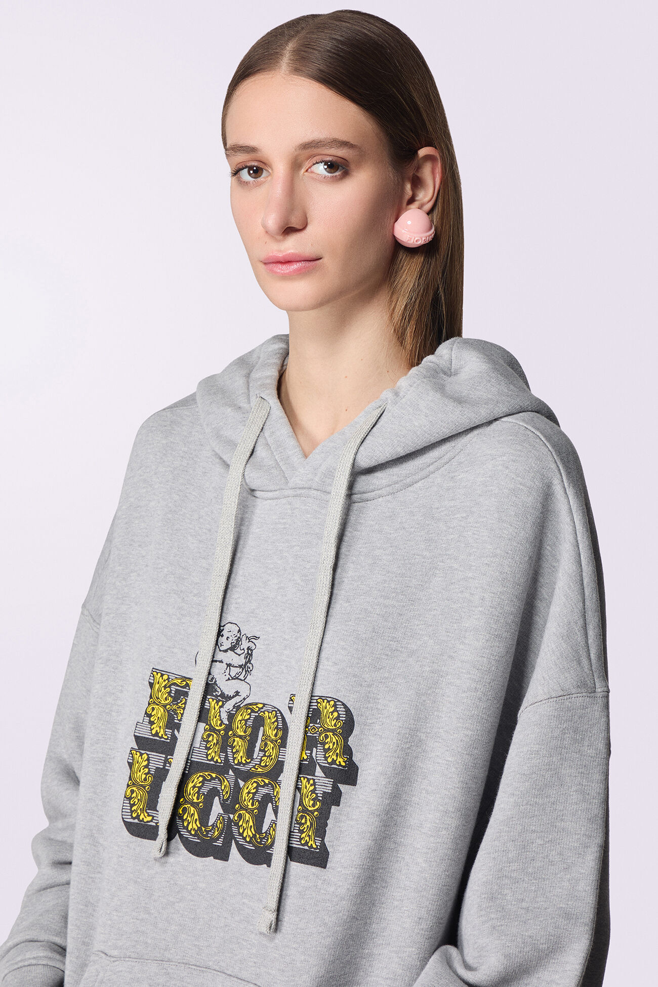 Unisex Rococo Logo Hoodie Grey