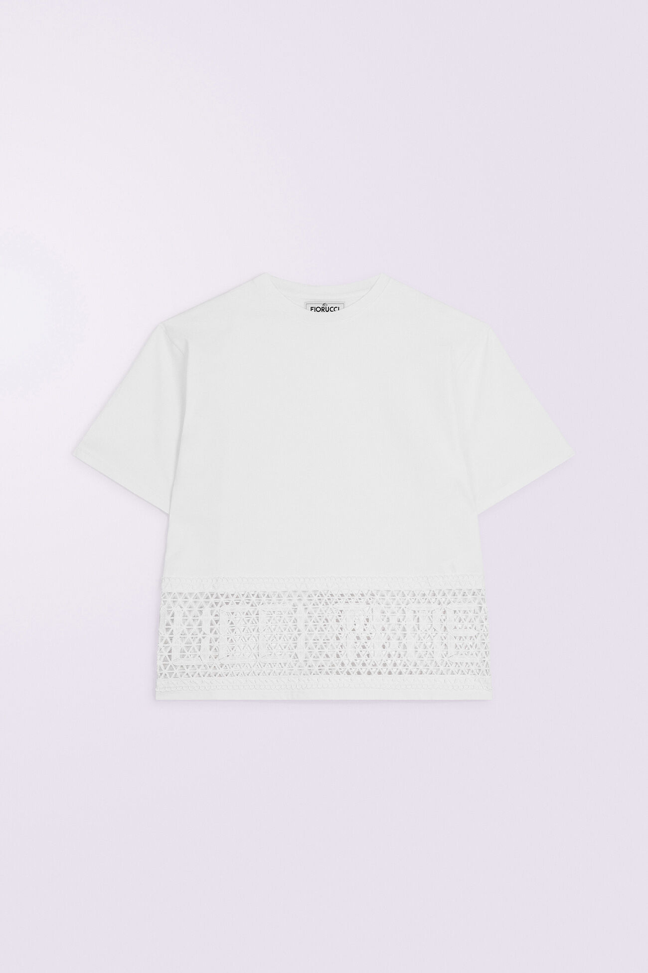 Time Lace T-Shirt White