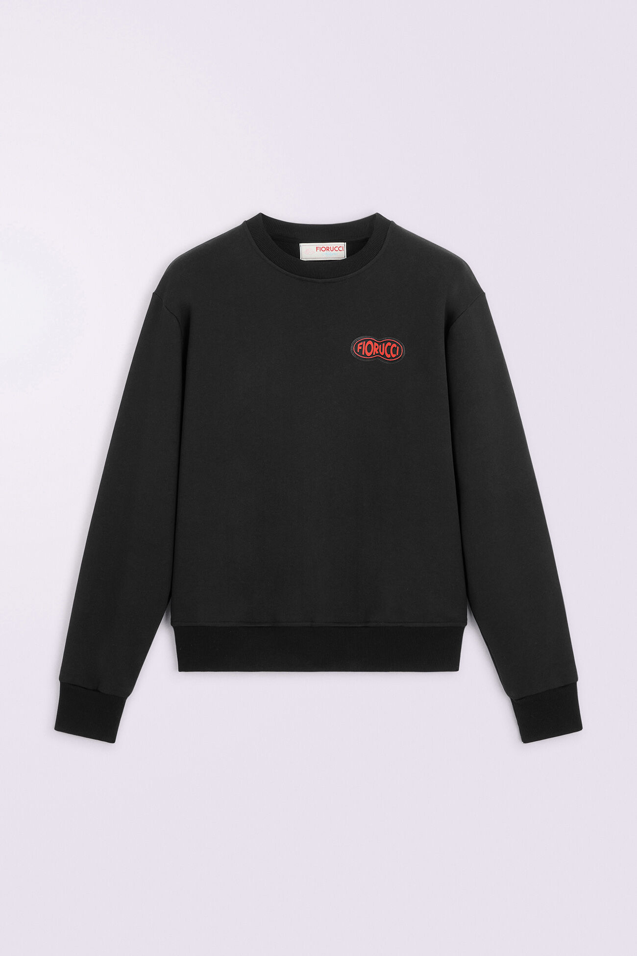 Fish Eye Logo Patch Regular Sweatshirt Black