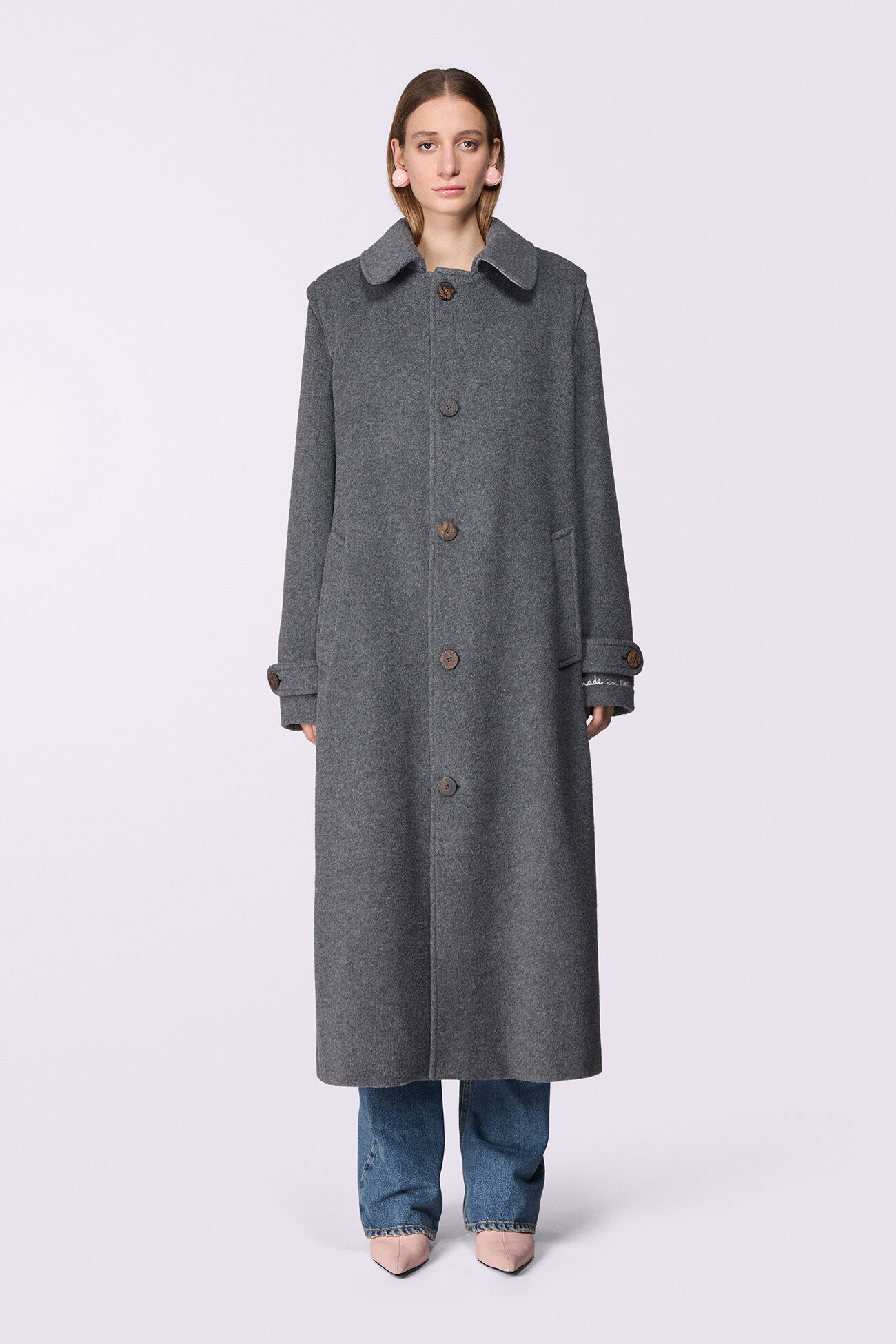 Unisex Popsicle Loden Coat Grey