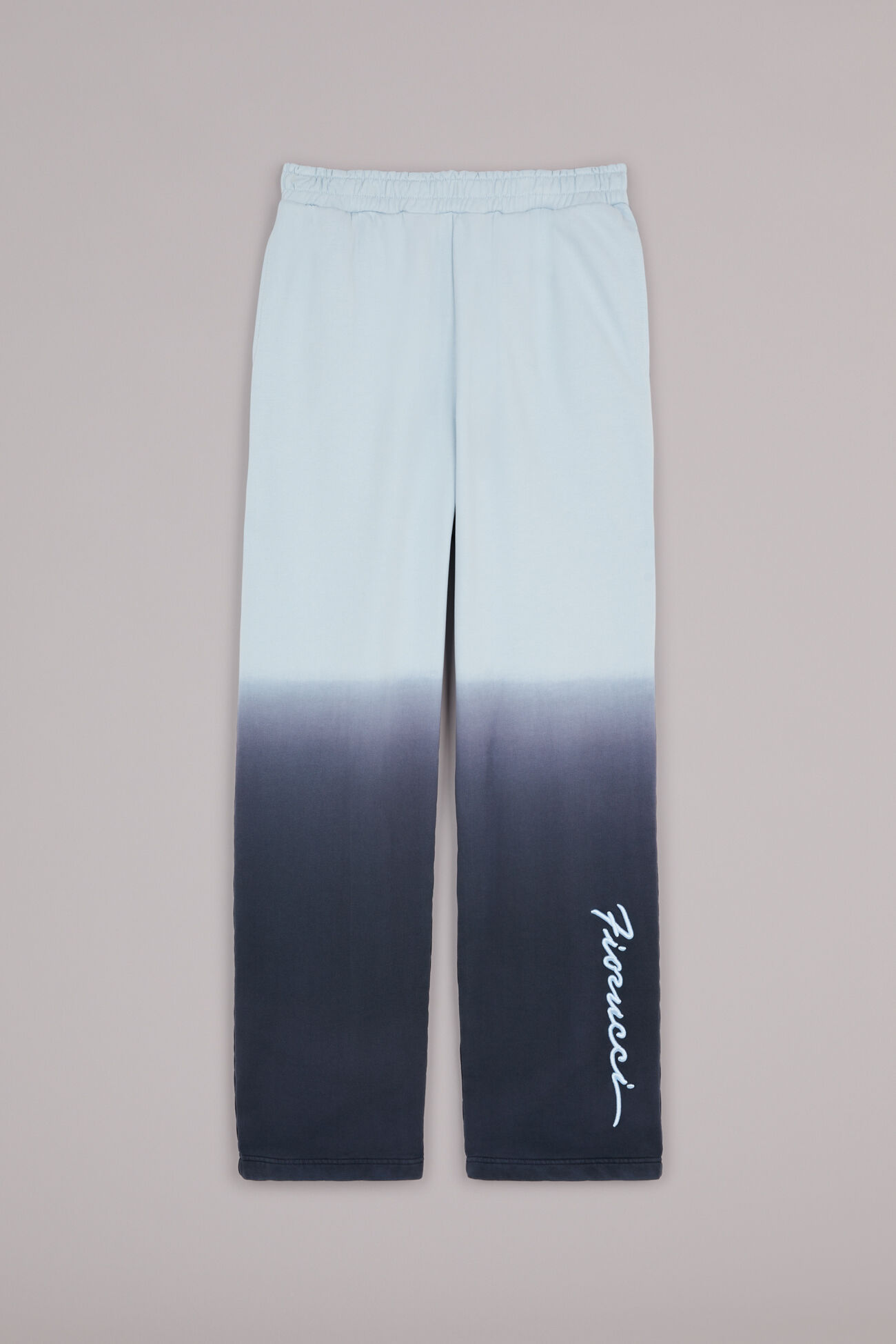 Ombre Squiggle Logo Joggers Blue